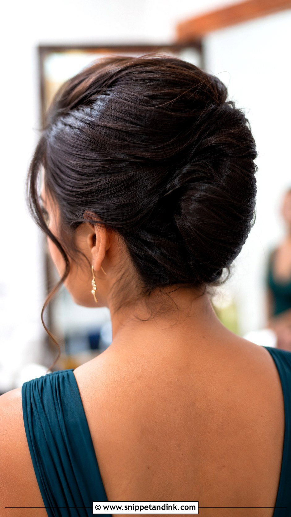 Thick Hair Bridesmaid French Twist - Snippet and Ink - 20 Bridesmaid French Twist Ideas