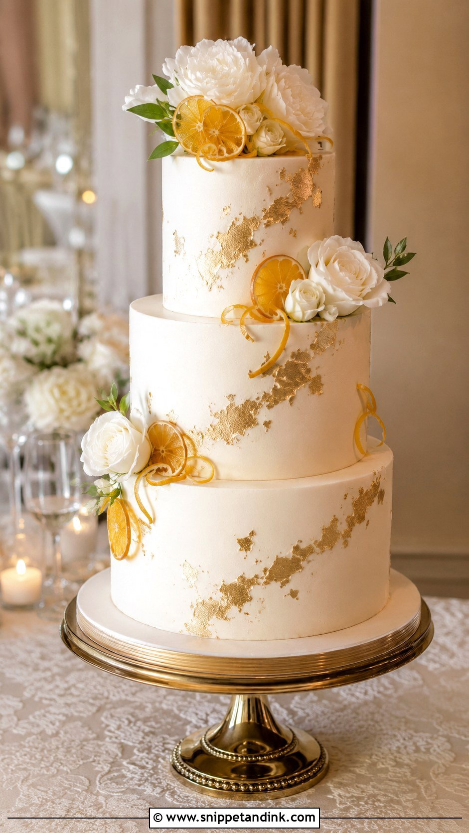 Three Tier Casata Wedding Cake - Snippet and Ink - 20 Casata Cake Ideas for Wedding