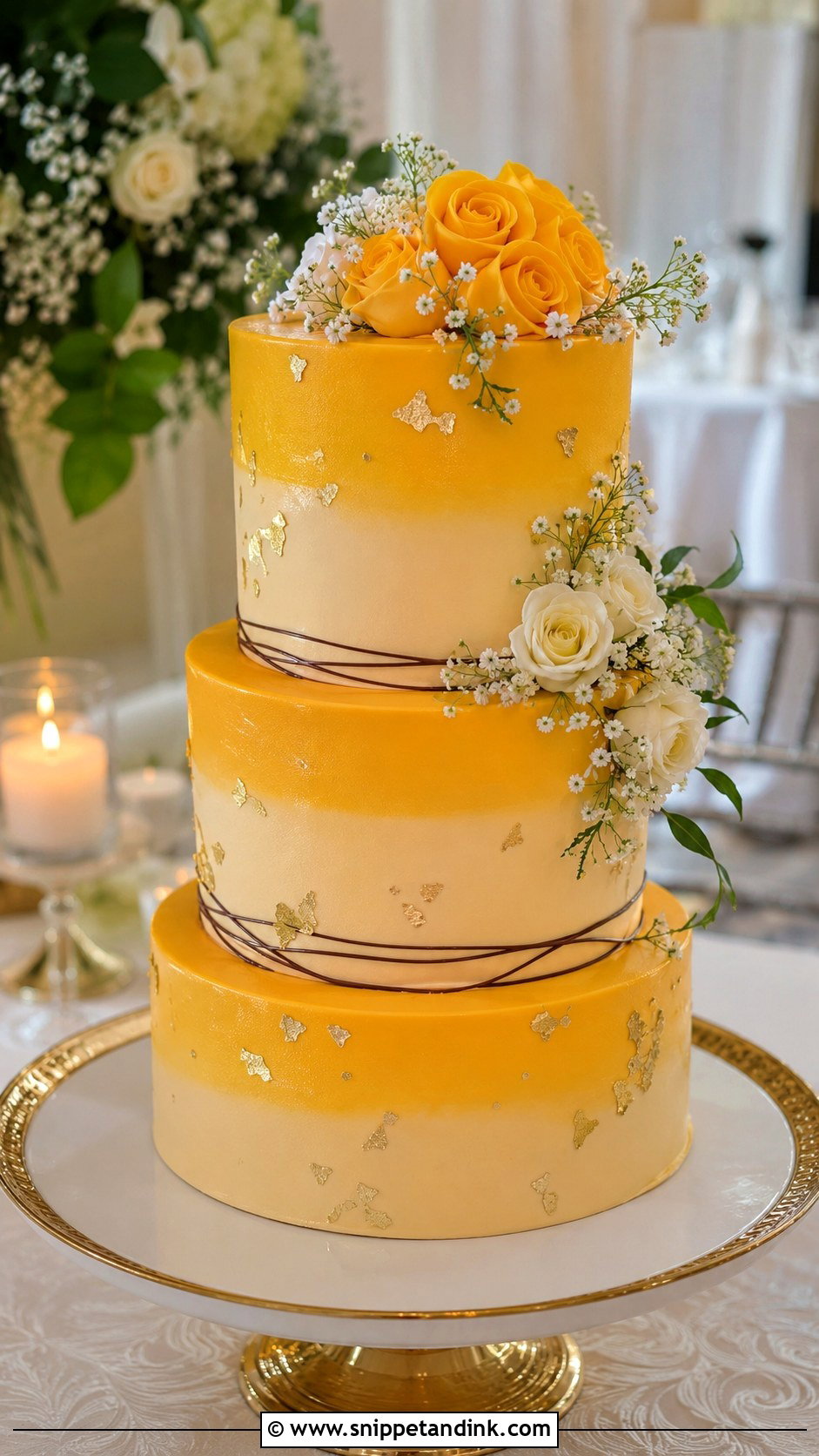 Three Tier Mango Bravo Cake - Snippet and Ink - 20 Mango Bravo Cake Ideas for Wedding