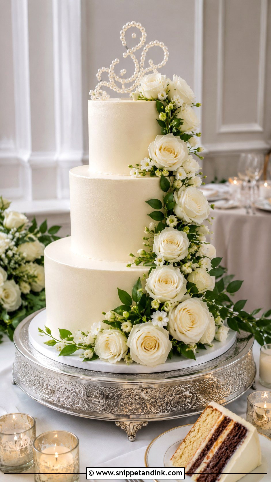 Three Tier Wedding Cake - Snippet and Ink - 25 Wedding Cake Gif