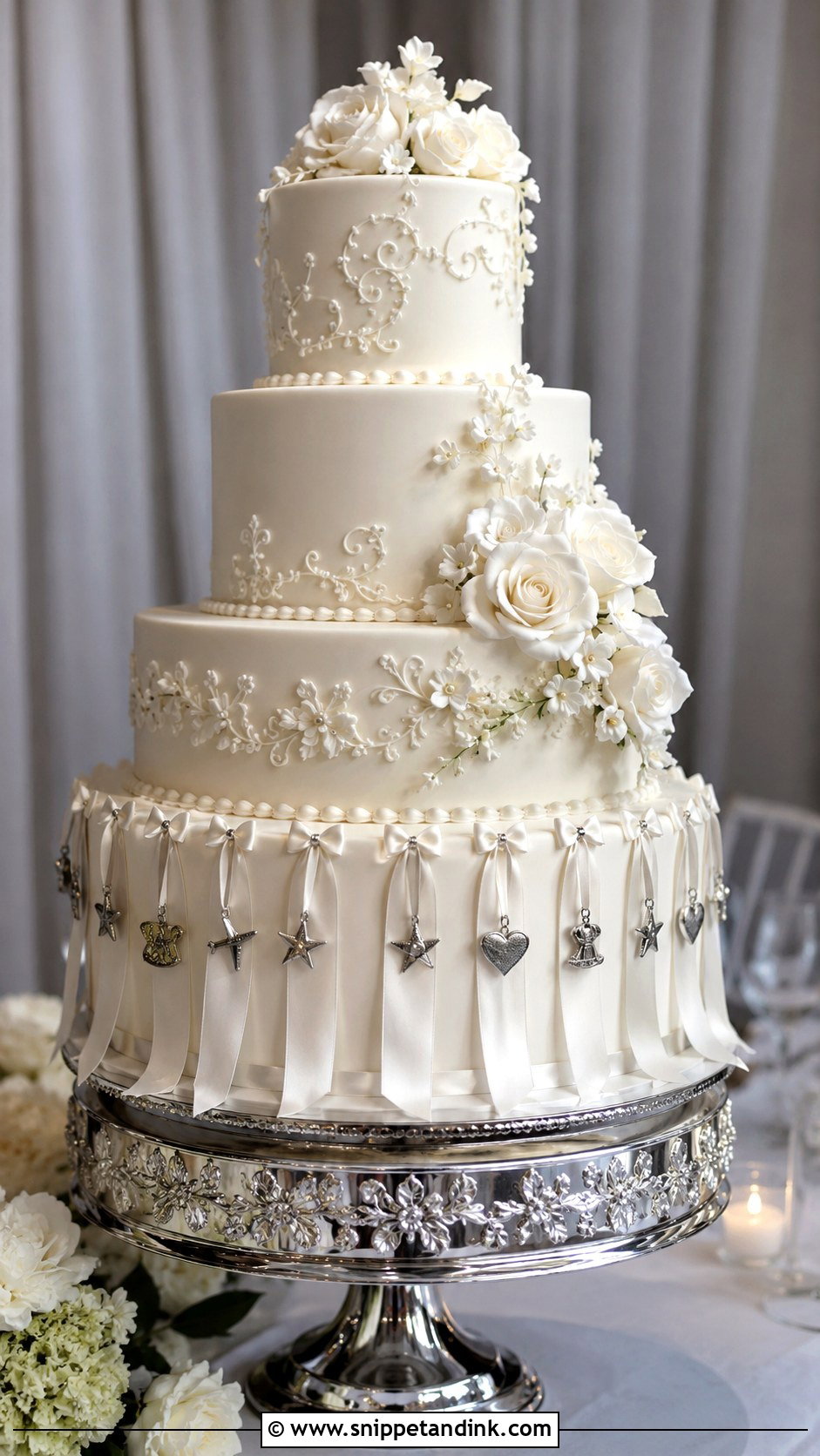 Three Tier Wedding Cake Pull - Snippet and Ink - 20 Wedding Cake Pulls