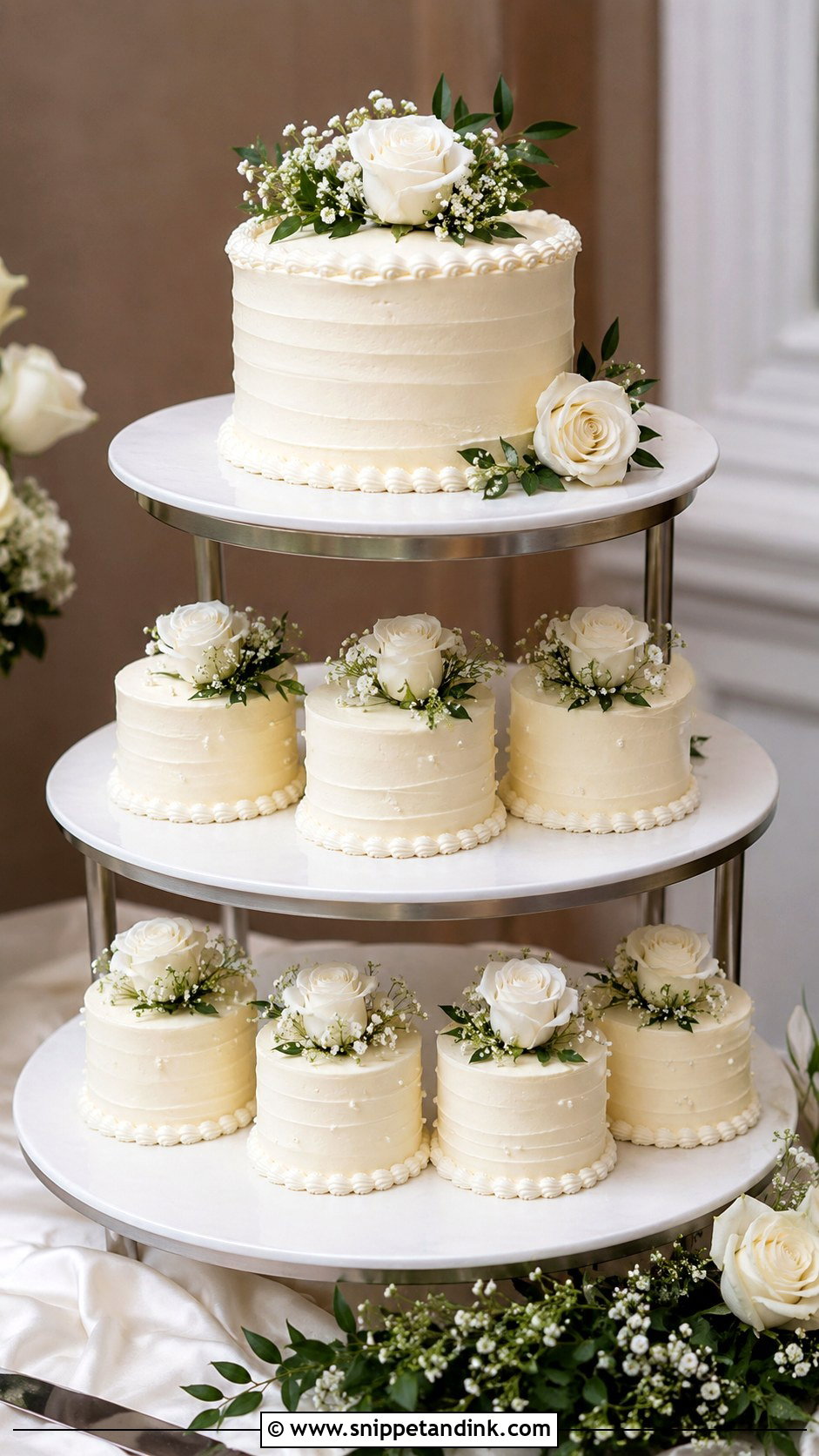 Tiered Wedding Cake Plate - Snippet and Ink - 20 Wedding Cake Plate Ideas