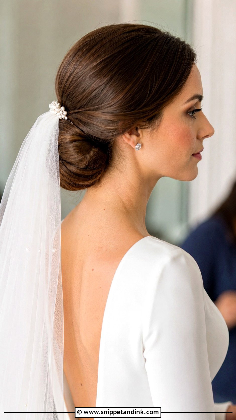 Tight Chignon Wedding Hair - Snippet and Ink - 15 Tight Bun Wedding Hairstyles