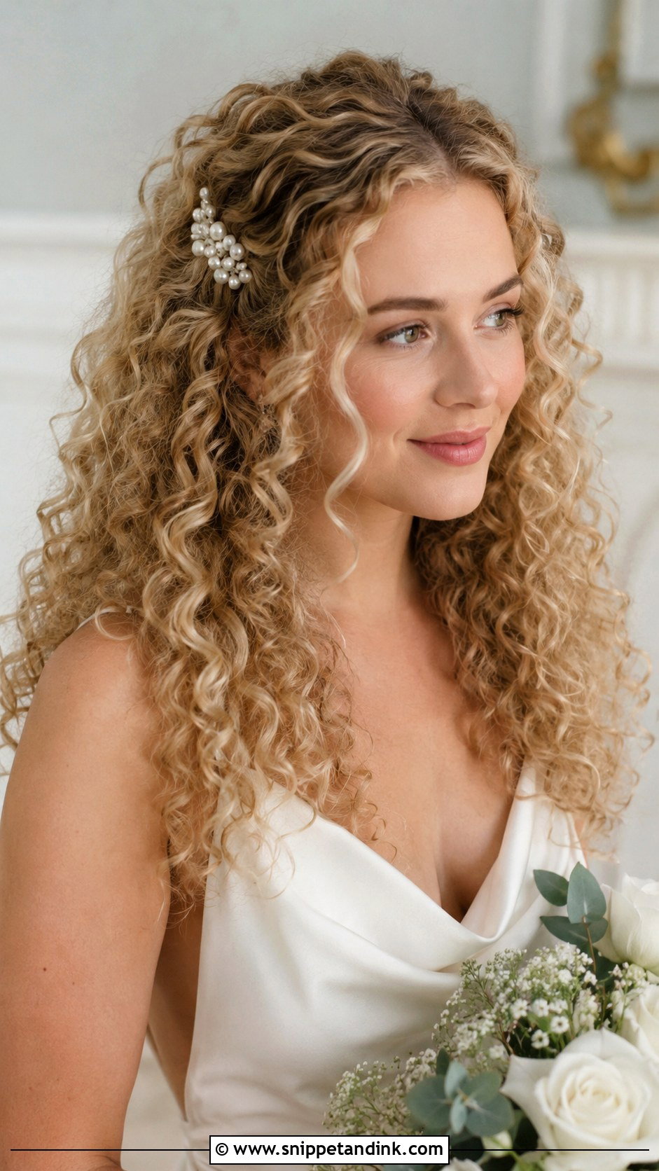 Tight Curls Wedding Hair Down - Snippet and Ink - 15 Tight Curls Wedding Hair