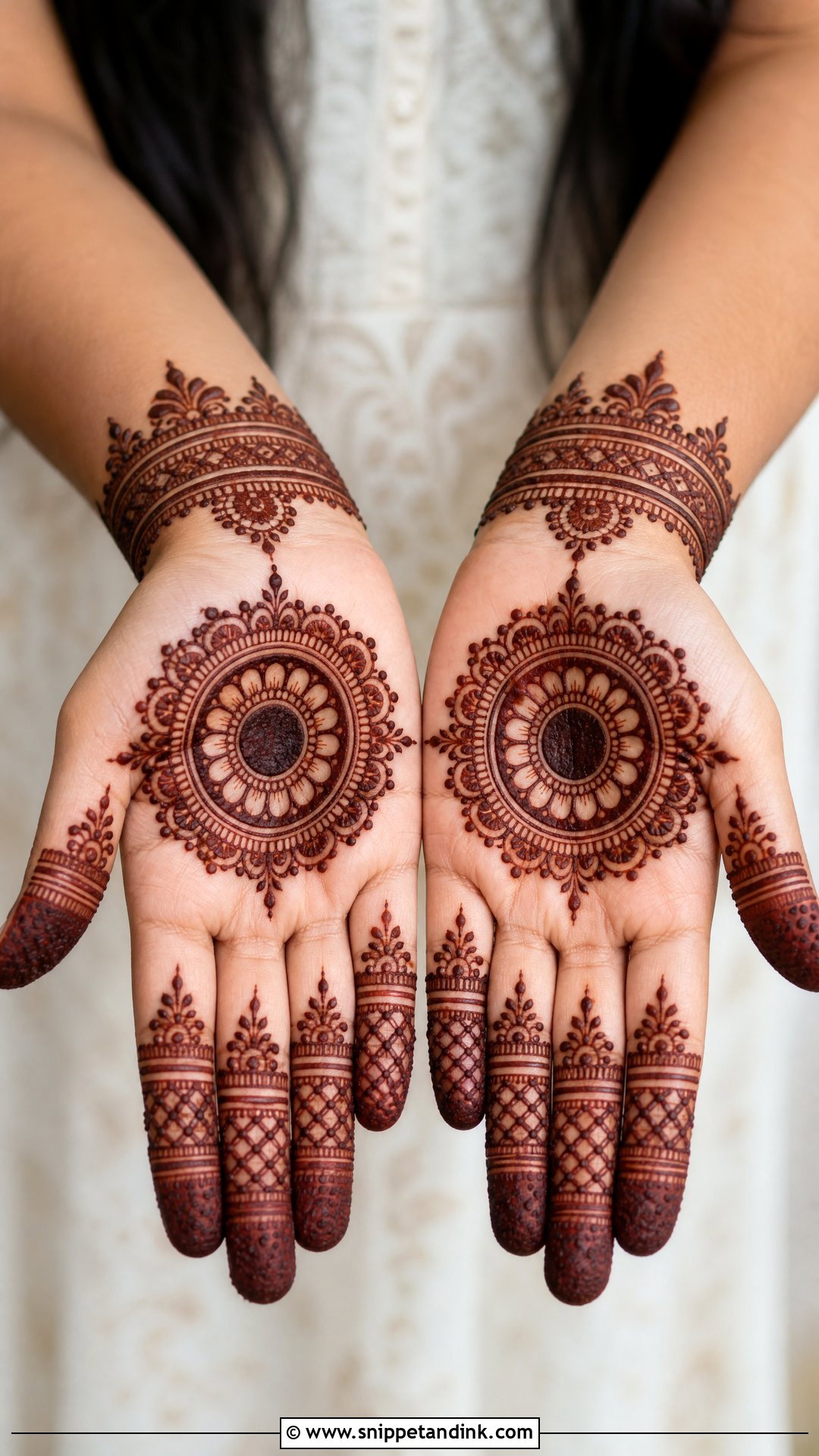 Tikki Inside Mehndi Design - Snippet and Ink - 25 Inside Mehndi Designs