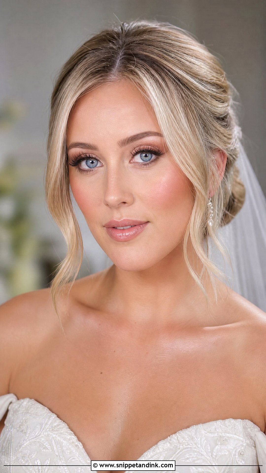 Timeless Natural Glam Bridal Makeup For Blue Eyes - Snippet and Ink - 25 Natural Glam Wedding Makeup for Blue Eyes