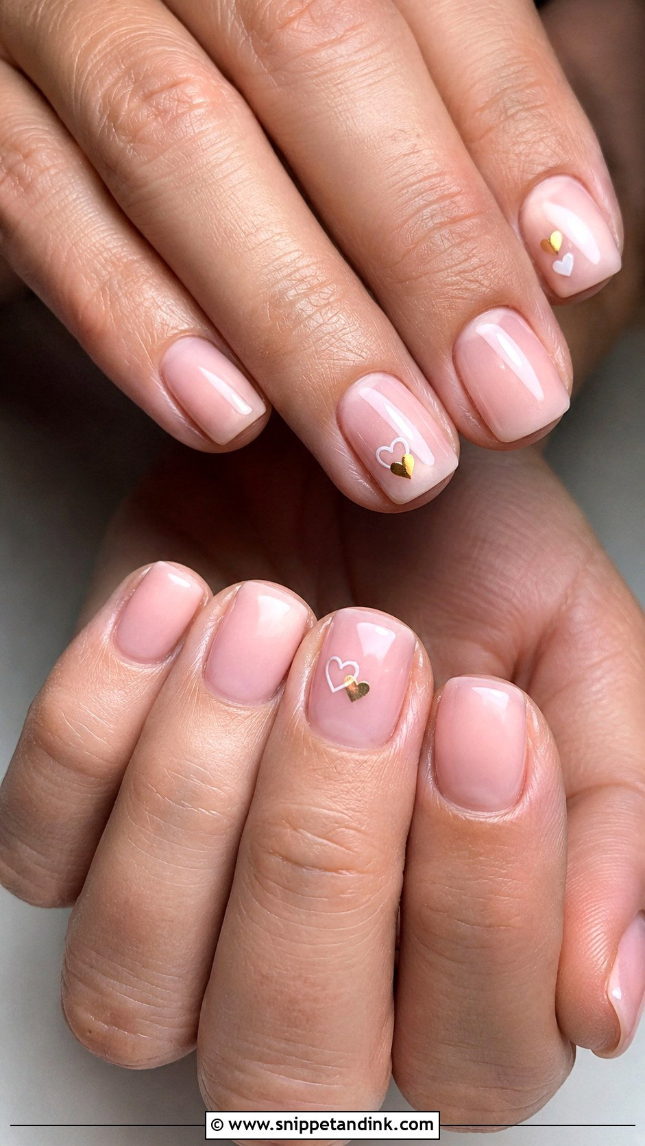 Tiny Heart Wedding Anniversary Nails - Snippet and Ink - 20 Wedding Anniversary Nails