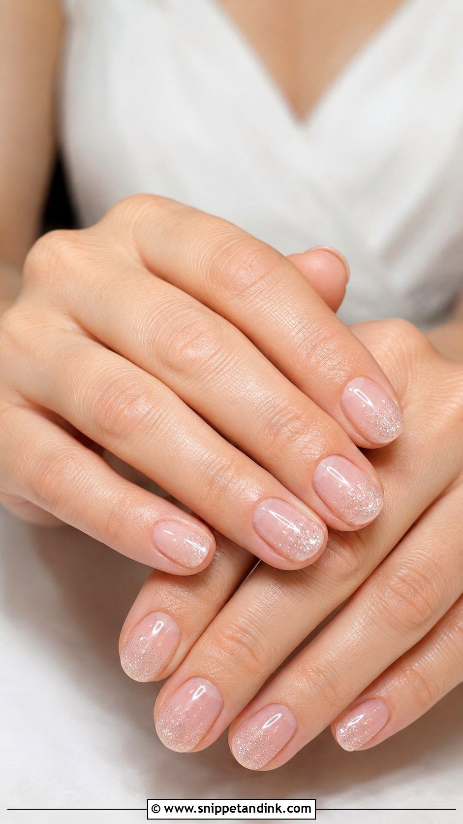 Tiny Pearl Wedding Nails - Snippet and Ink - 20 Simple Wedding Nails Design