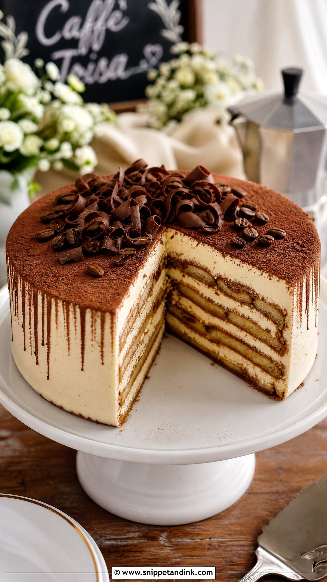 Tiramisu Wedding Cake - Snippet and Ink - 30 Celebration Cakes for Wedding