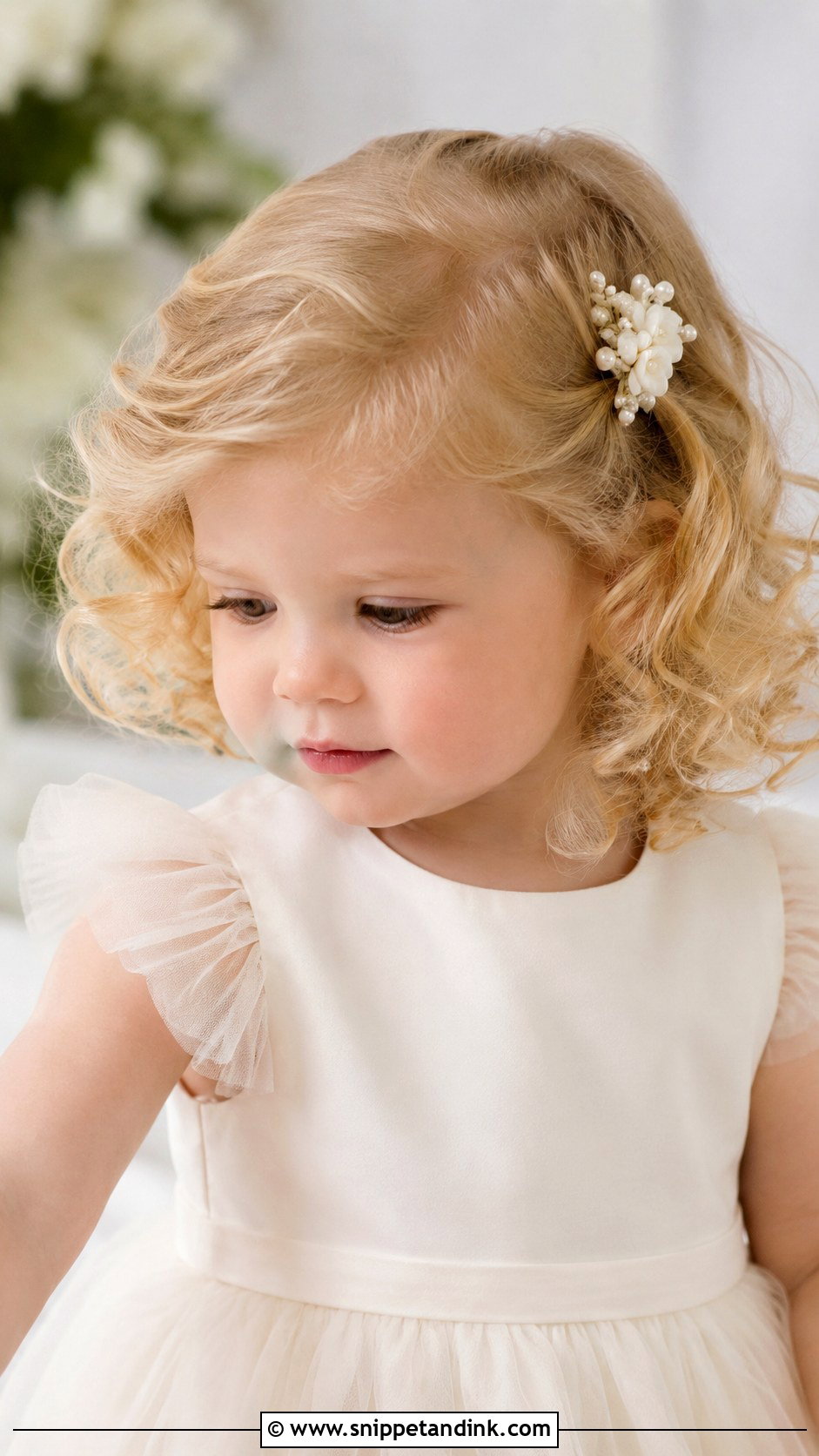 Toddler Flower Girl Curls - Snippet and Ink - 15 Wedding Hairstyles for Toddler Girl