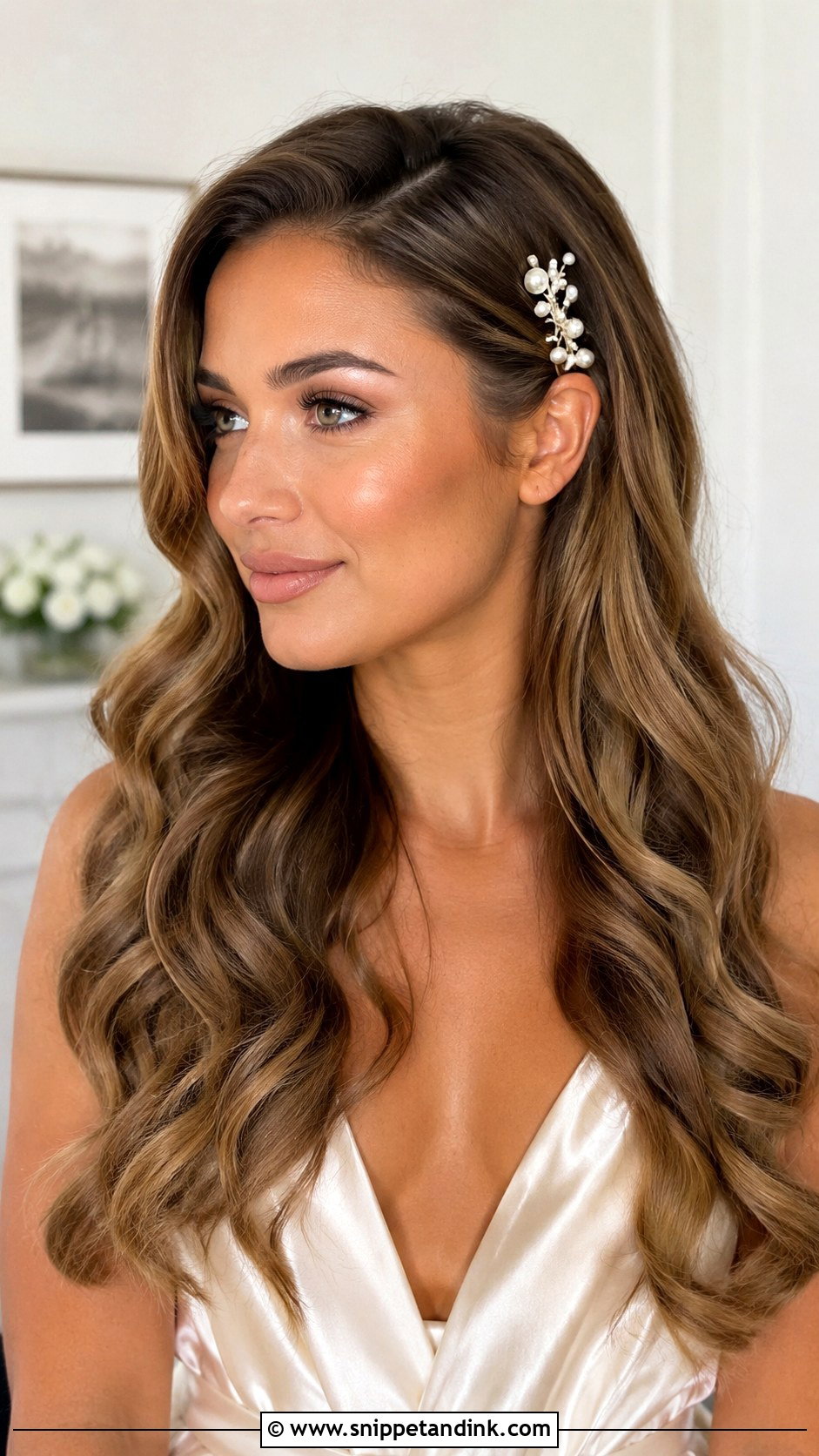 Toffee Brown Hair For Bride - Snippet and Ink - 15 Wedding Hair Color Ideas Brunettes