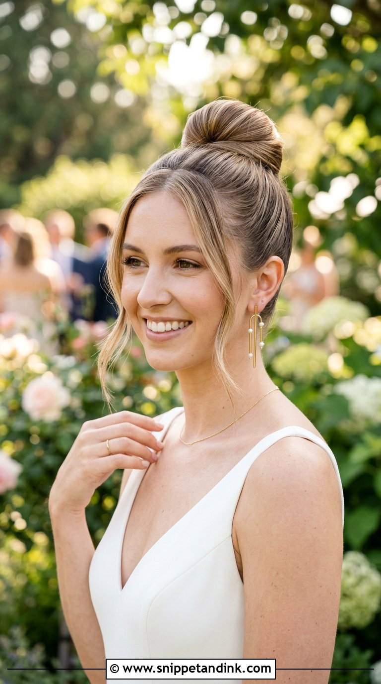 Top Knot Tutorial - Snippet and Ink - 20 Bridal Hair Tutorial Ideas