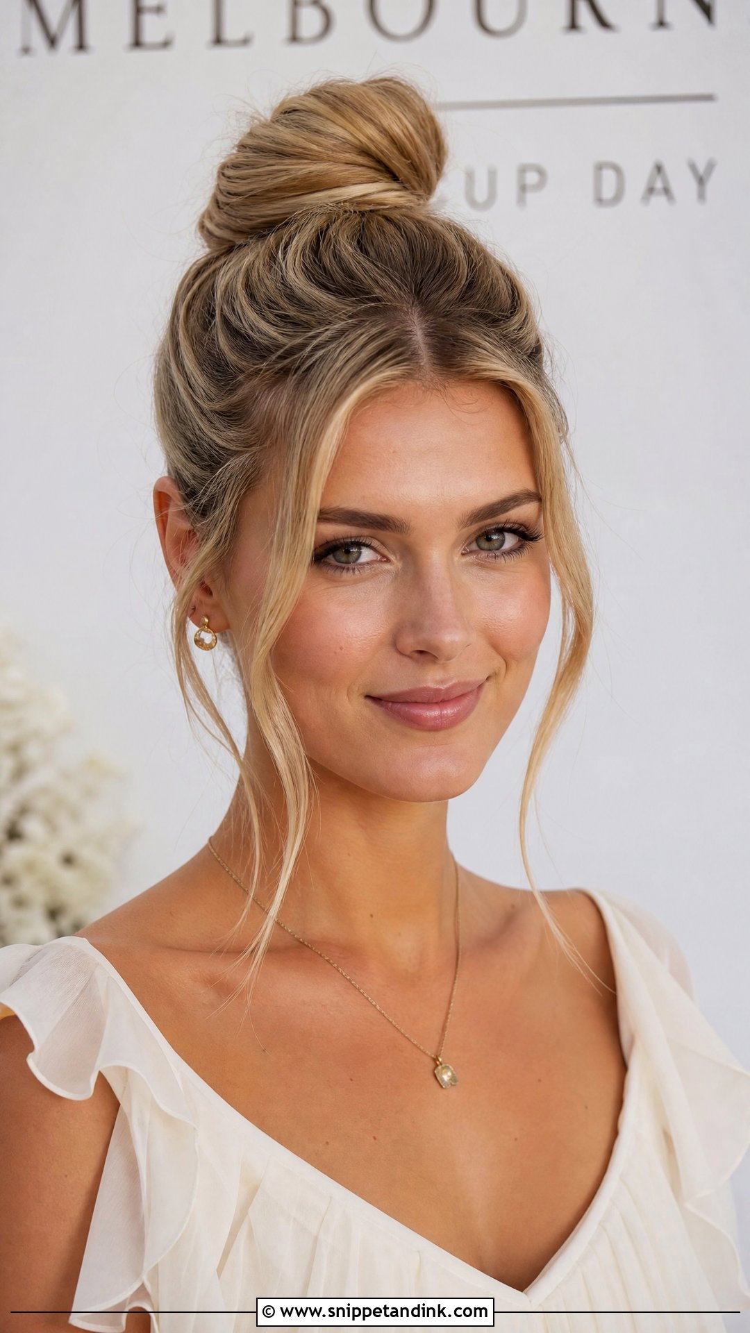 Top Knot for Wedding Guest - Snippet and Ink - 20 Easy Hairstyles for a Wedding Guest