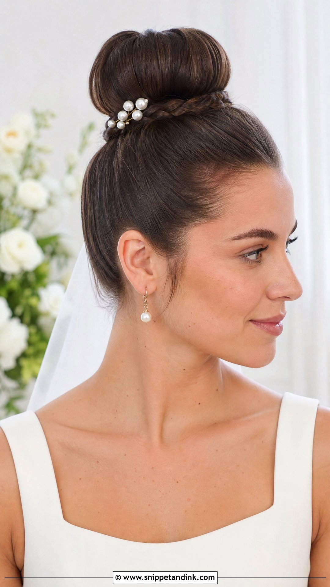 Top Knot for Wedding - Snippet and Ink - 20 Hair Bun for Wedding Ideas