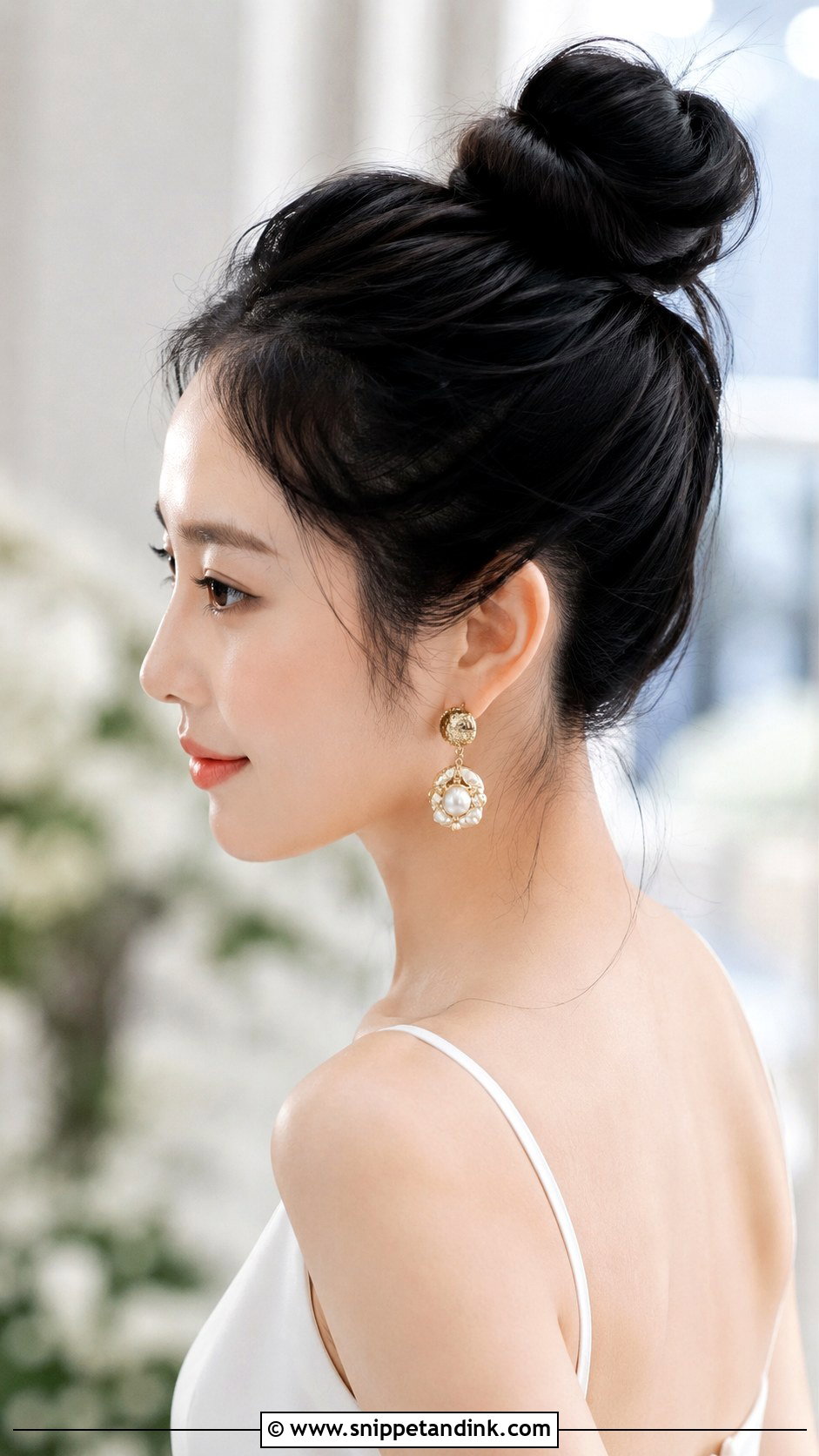 Top Knot - Snippet and Ink - 25 Easy Hairstyles for Wedding