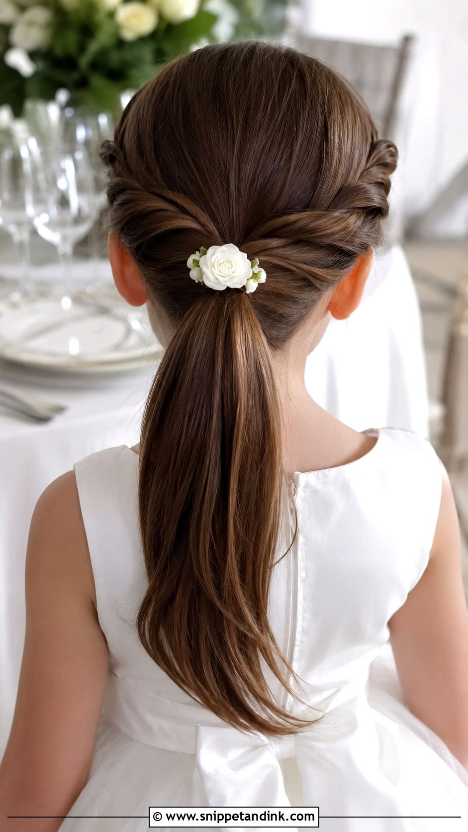 Topsy Tail Ponytail - Snippet and Ink - 25 Flowergirls Hairstyle Ideas