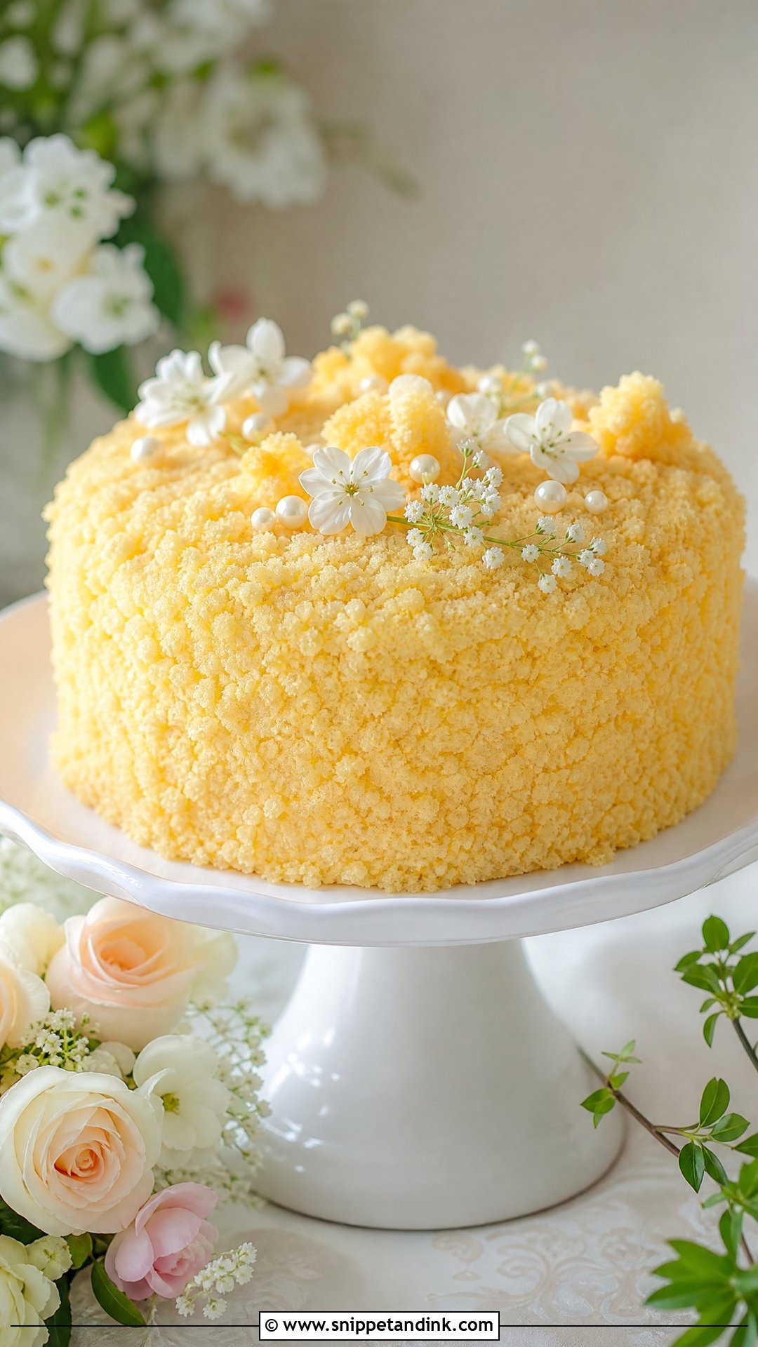 Torta Mimosa Wedding Cake - Snippet and Ink - 25 Italian Wedding Cakes