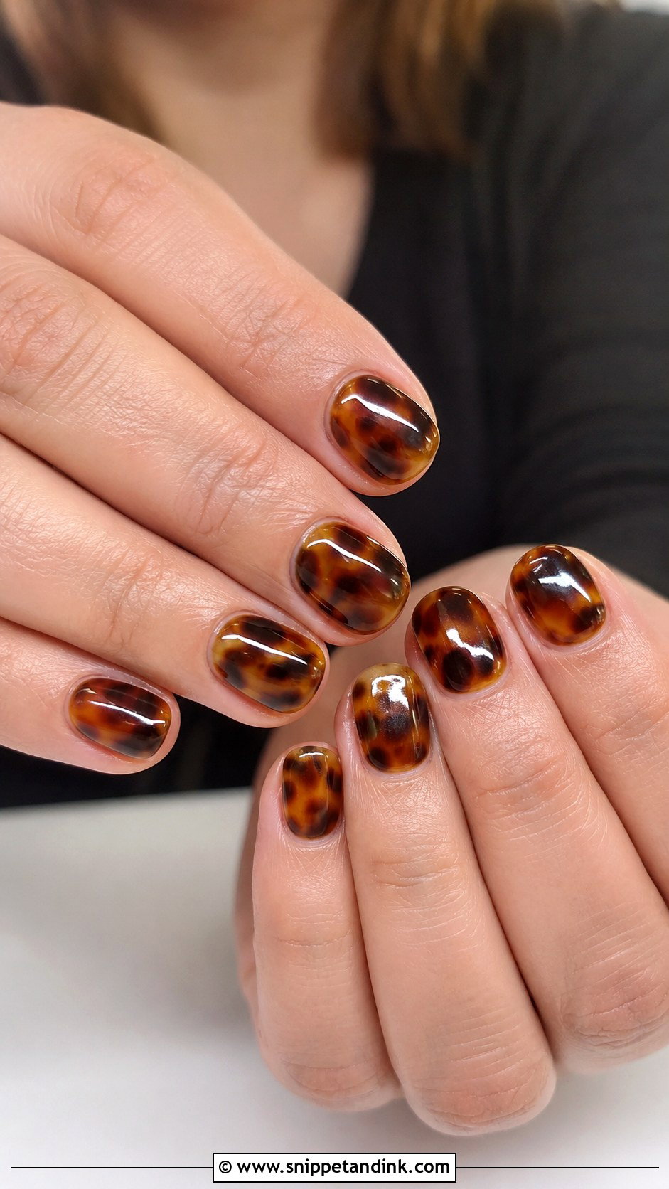 Tortoiseshell Autumn Wedding Nails - Snippet and Ink - 20 Autumn Wedding Nails