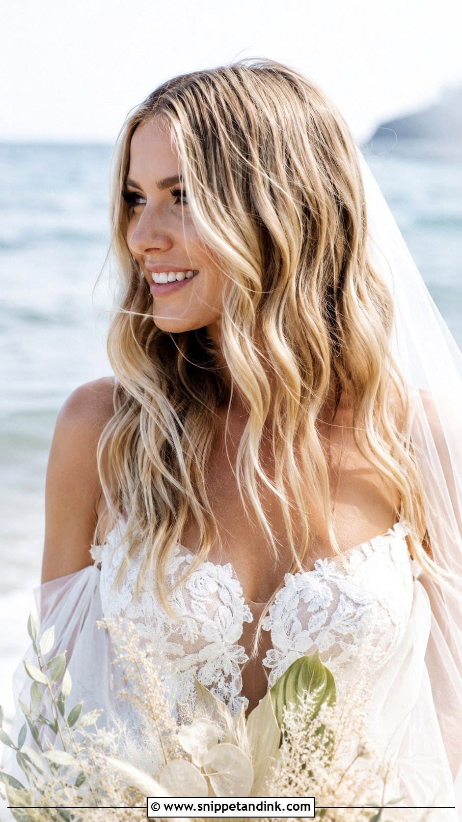 Tousled Beach Waves - Snippet and Ink - 25 Hairstyles for Medium Length Hair for Wedding