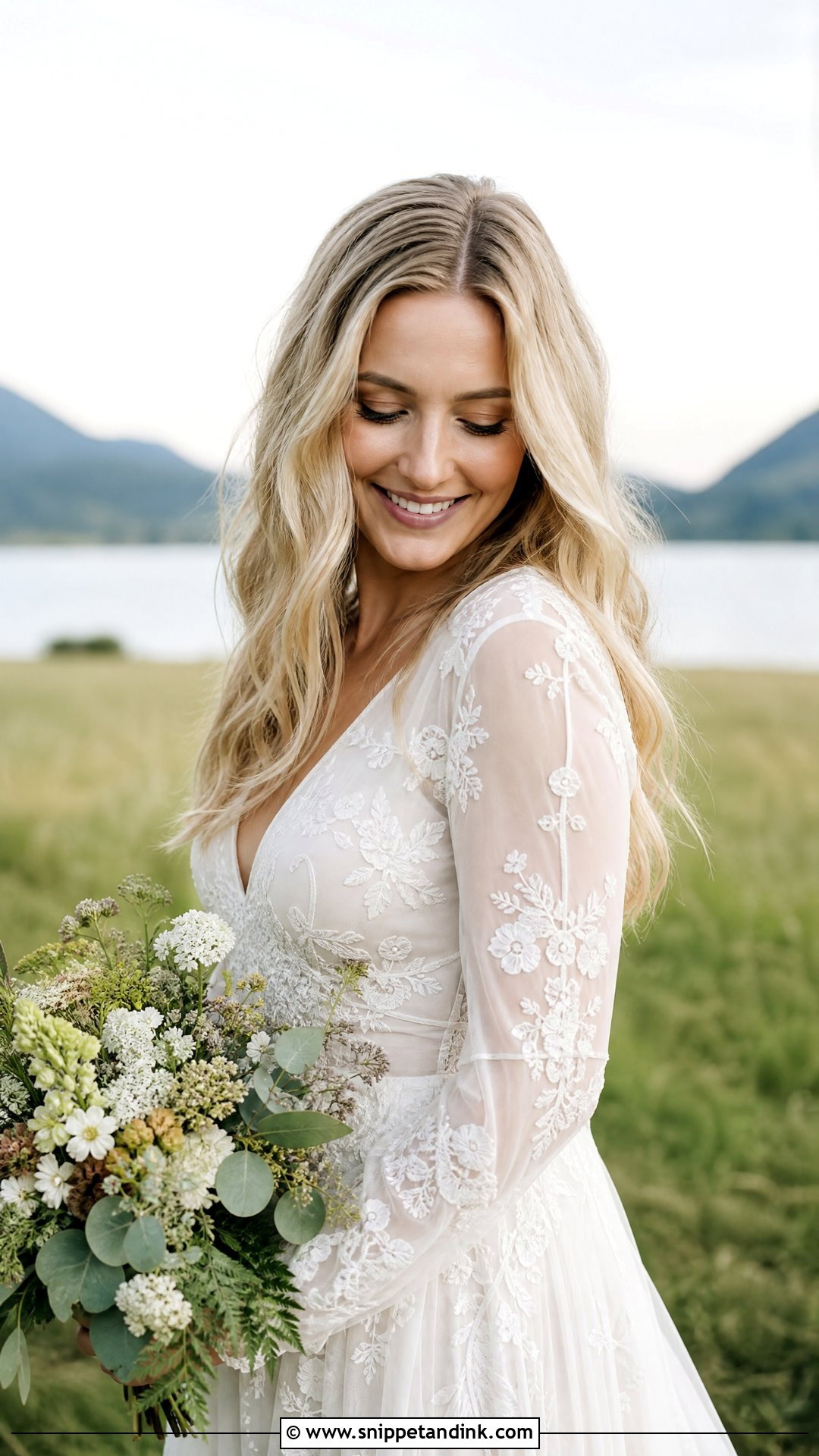 Tousled Beach Waves - Snippet and Ink - 20 Country Wedding Hairstyles