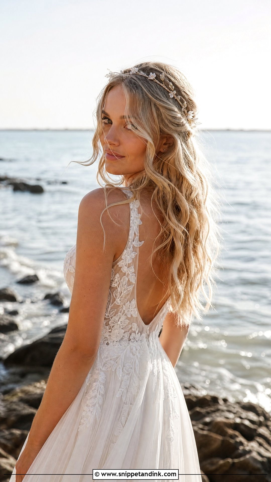 Tousled Beach Waves Down - Snippet and Ink - 20 Messy Hair Styles for Wedding