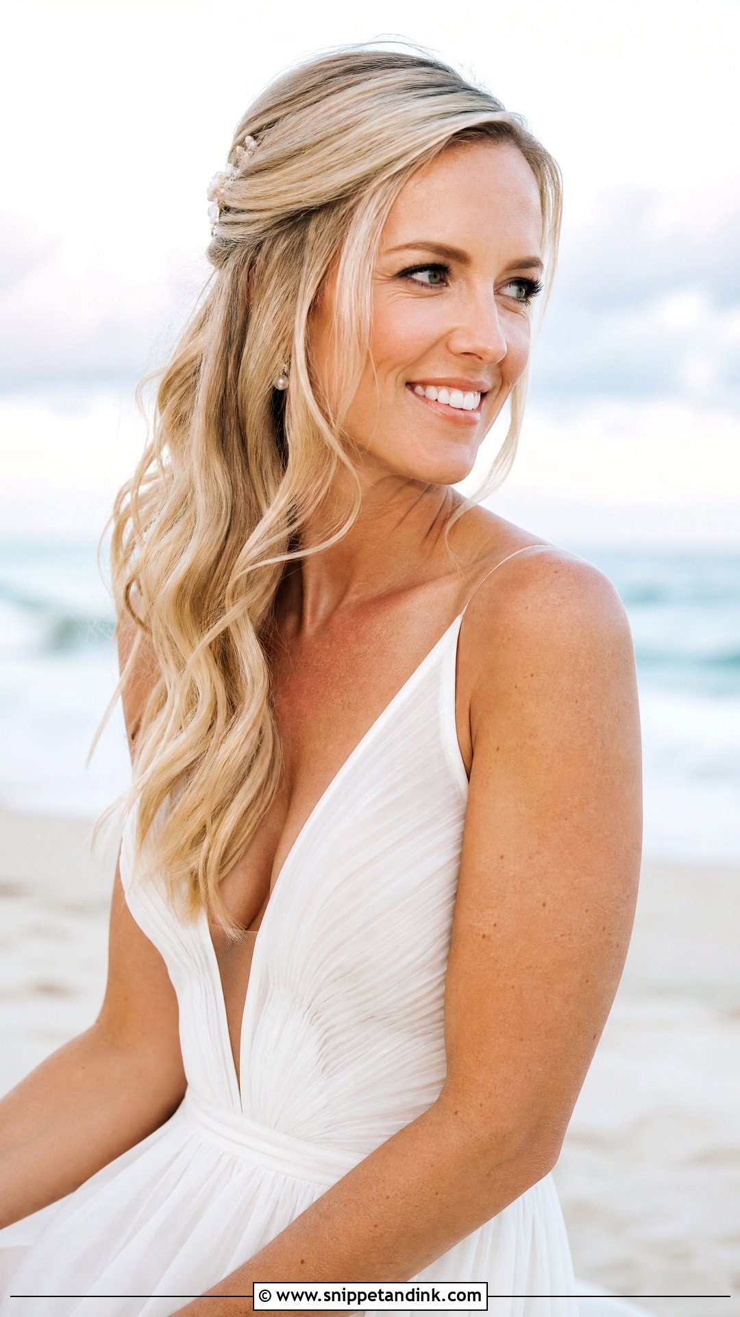 Tousled Beach Waves Wedding Hairstyle - Snippet and Ink - 20 Style Hair for Wedding Ideas