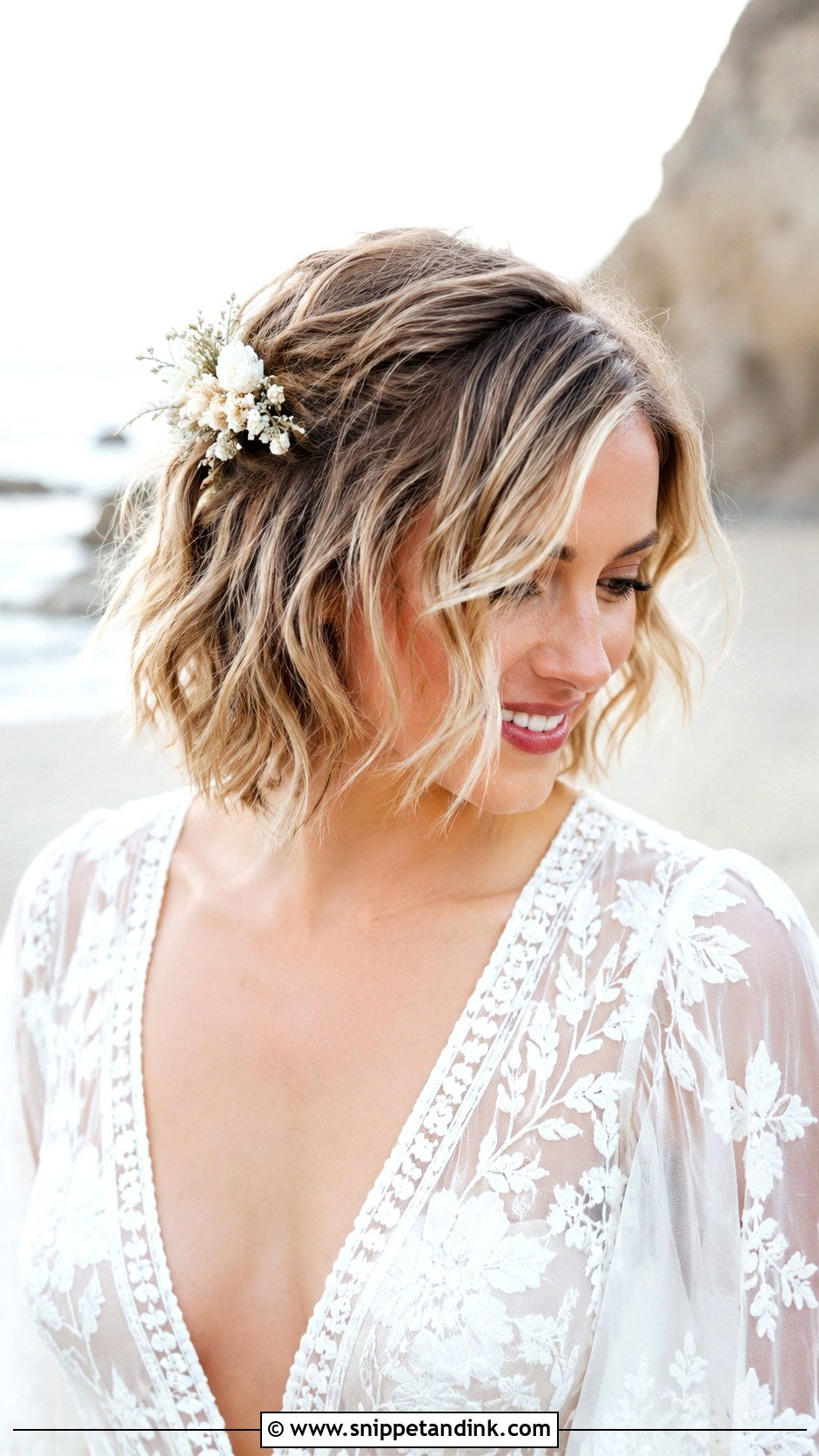 Tousled Bob with Texture - Snippet and Ink - 25 Short Hair Styles for Wedding