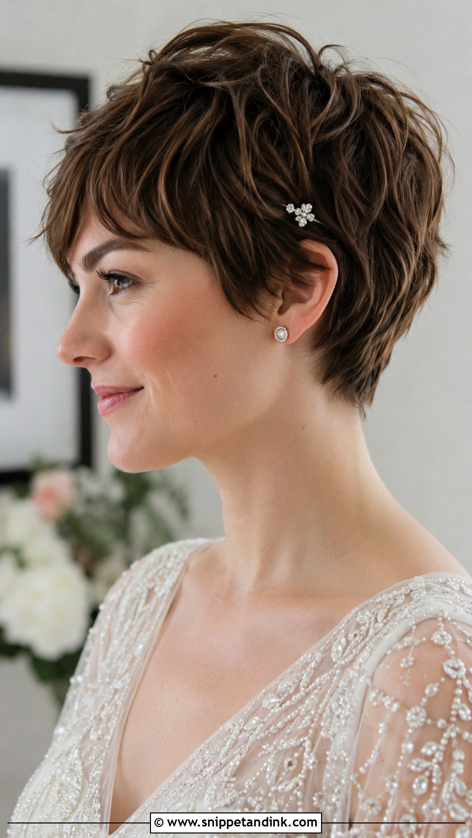 Tousled Pixie Cut - Snippet and Ink - 25 Wedding Hair Ideas for Short Hair