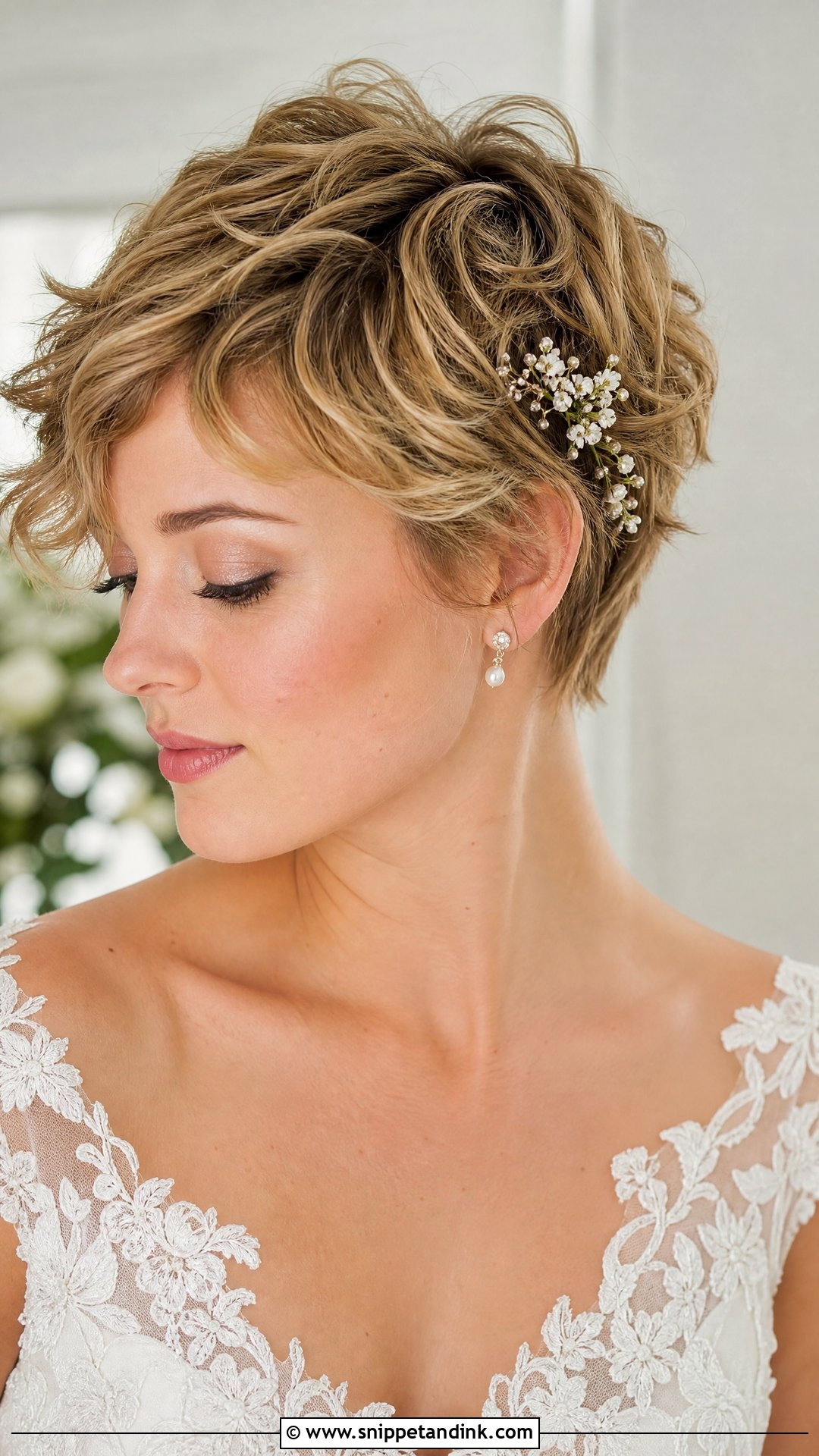 Tousled Pixie Cut for Bride - Snippet and Ink - 20 Short Hairstyle for Bride Ideas