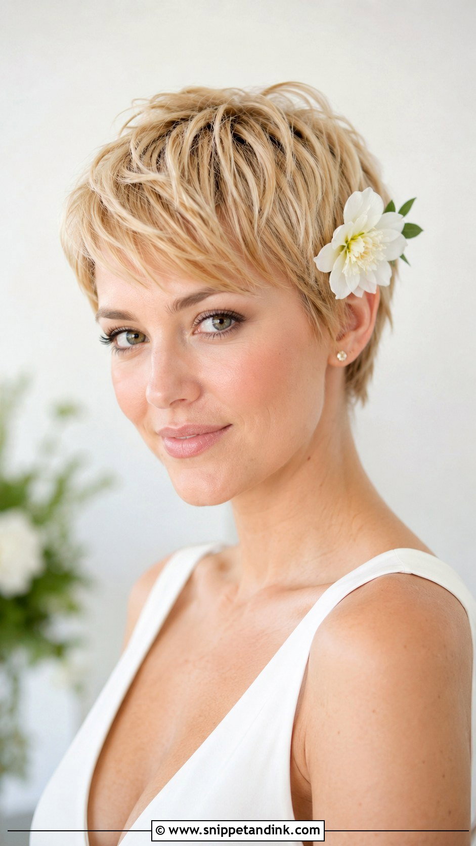 Tousled Pixie Cut for Wedding Day - Snippet and Ink - 20 Hairdos for Short Hair Wedding