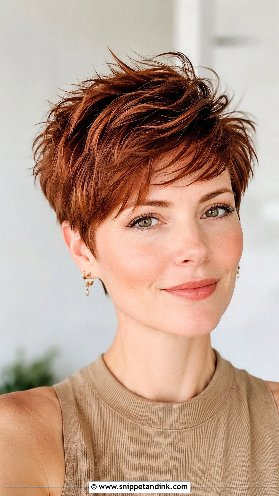 Tousled Pixie With Textured Volume - Snippet and Ink - 20 Engagement Hairstyles for Short Hair