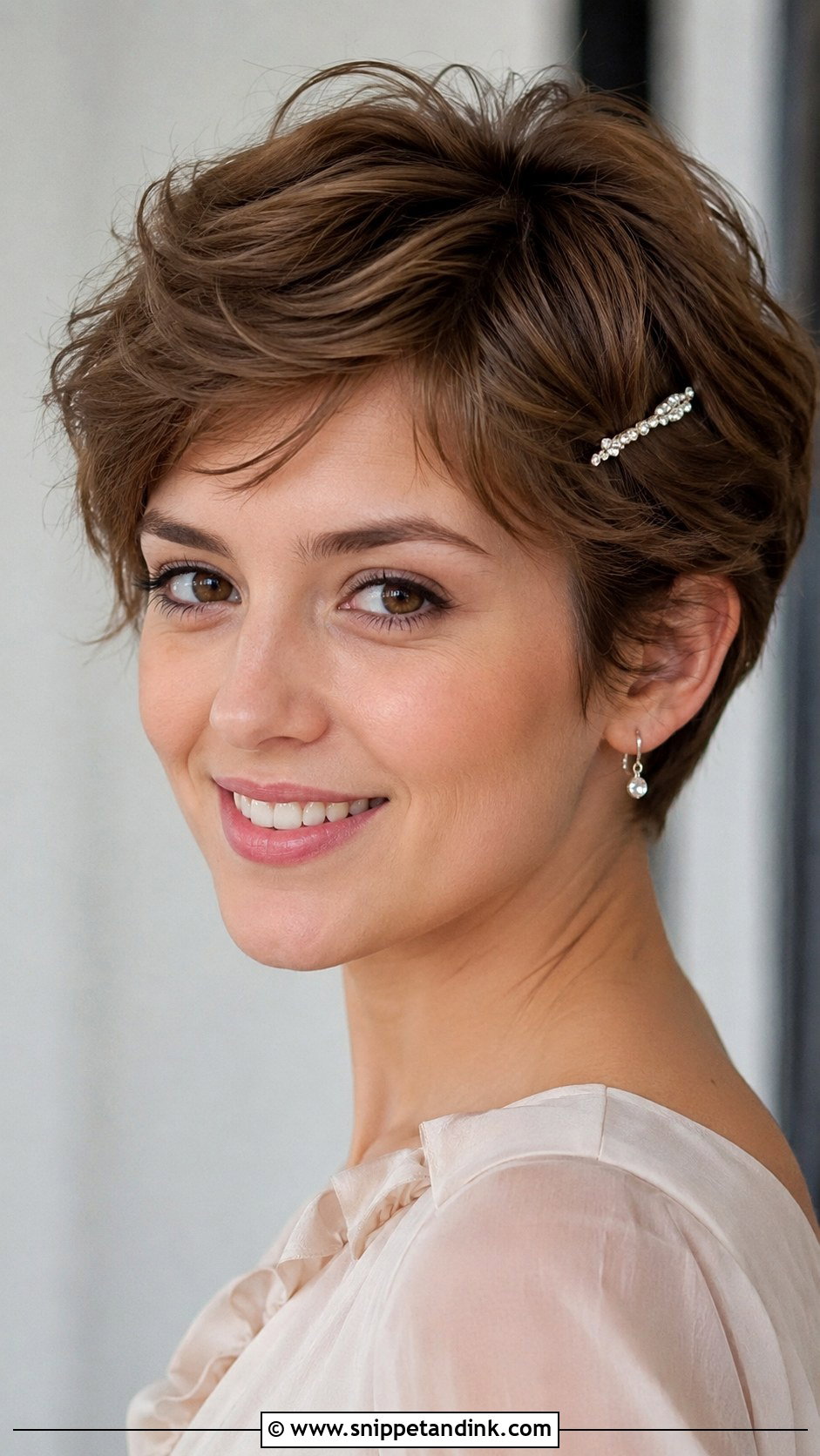 Tousled Pixie With Volume - Snippet and Ink - 25 Wedding Guest Short Hairstyles