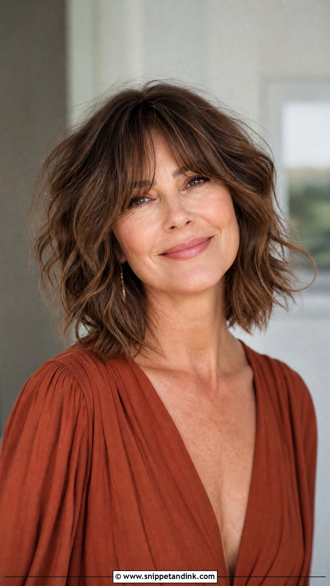 Tousled Shag Haircut - Snippet and Ink - 30 Mother of the Bride Hairstyles Over 50