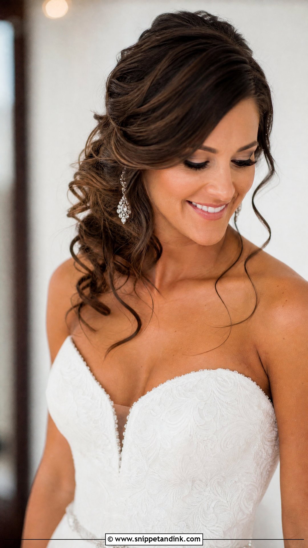 Tousled Side Swept Updo - Snippet and Ink - 20 Messy Hair Styles for Wedding