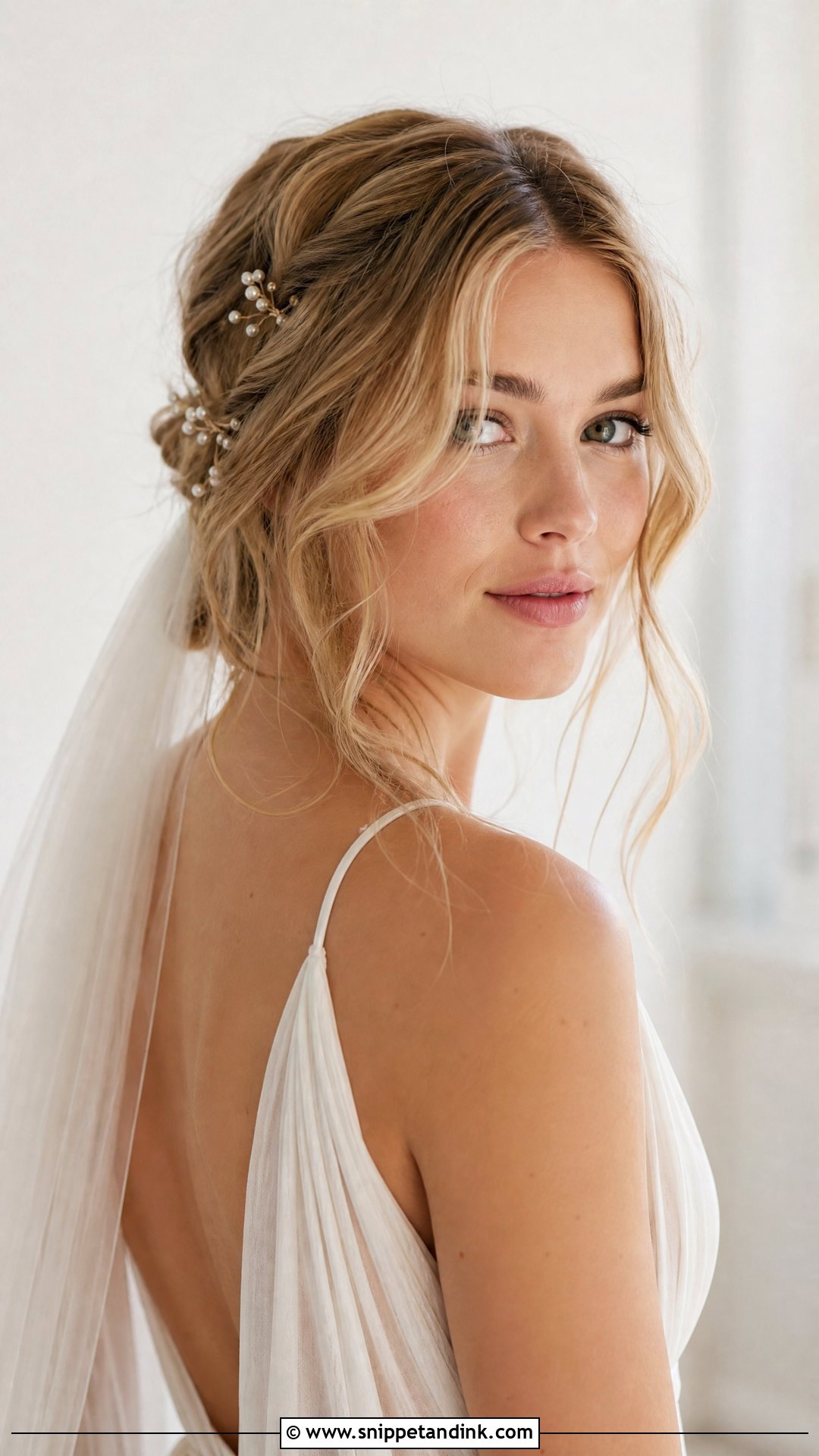 Tousled Textured Hair for Wedding - Snippet and Ink - 20 Hair Down Styles for Wedding
