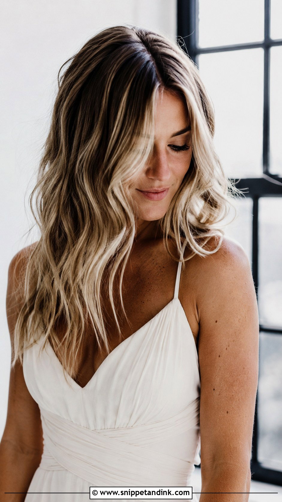 Tousled Textured Waves for Wedding - Snippet and Ink - 20 Hair Down for Wedding Ideas