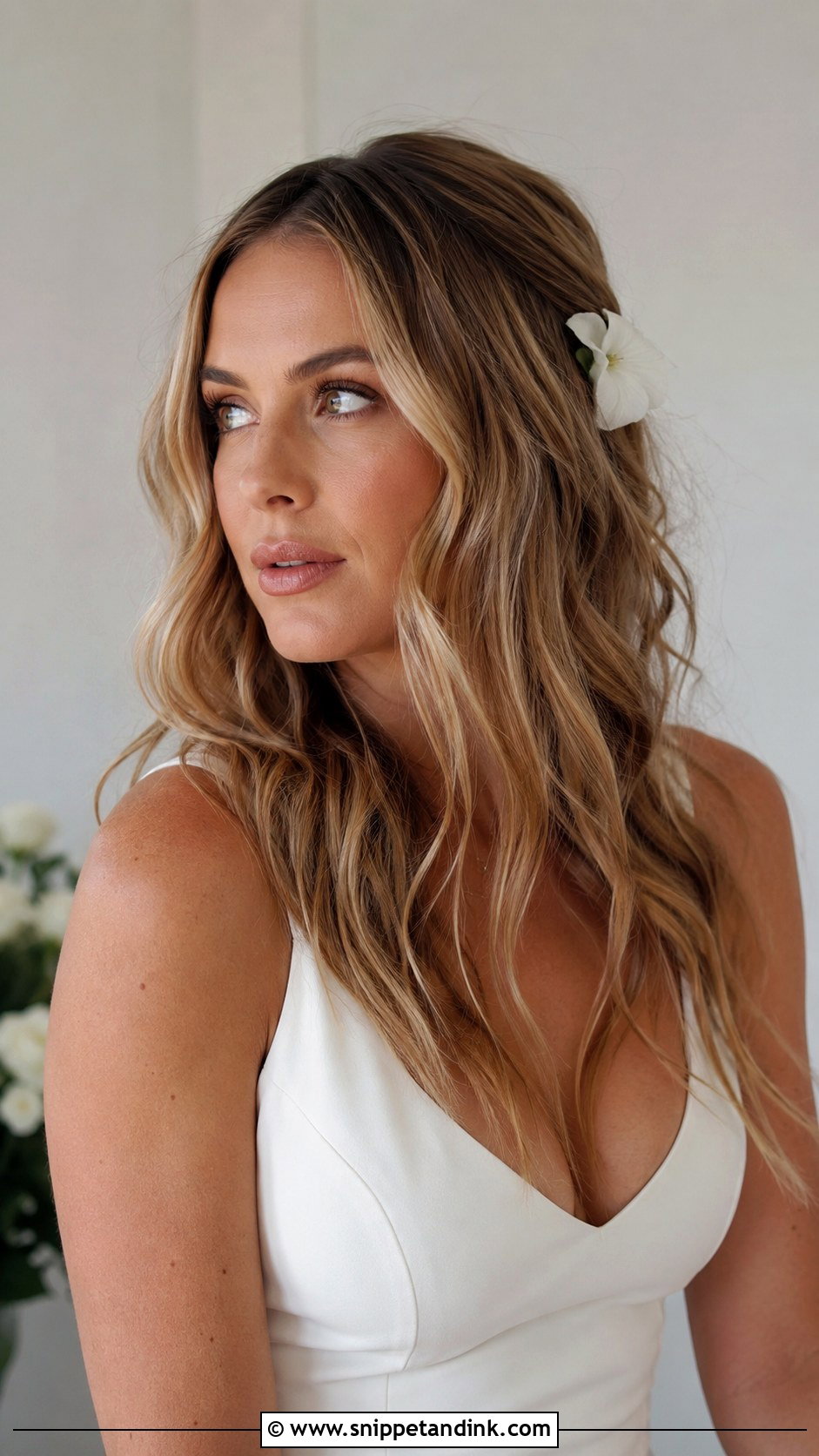 Tousled Undone Curls - Snippet and Ink - 20 Curled Wedding Hair Down Ideas