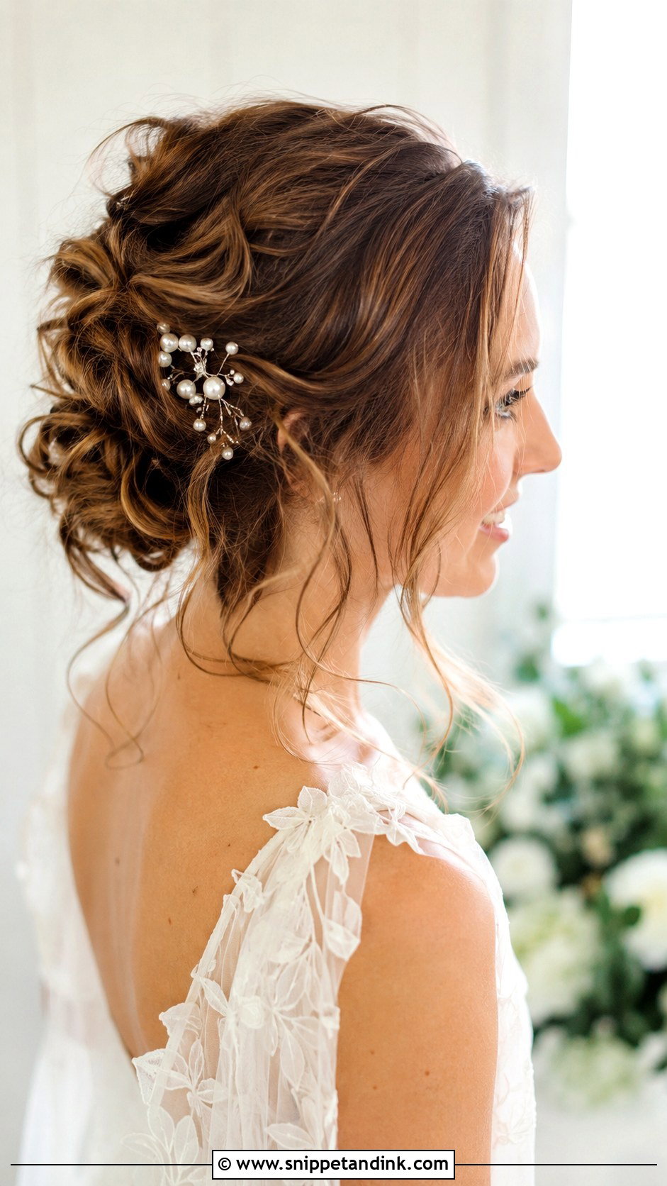 Tousled Updo Wedding Hairstyle - Snippet and Ink - 30 Bride Wedding Hairstyles