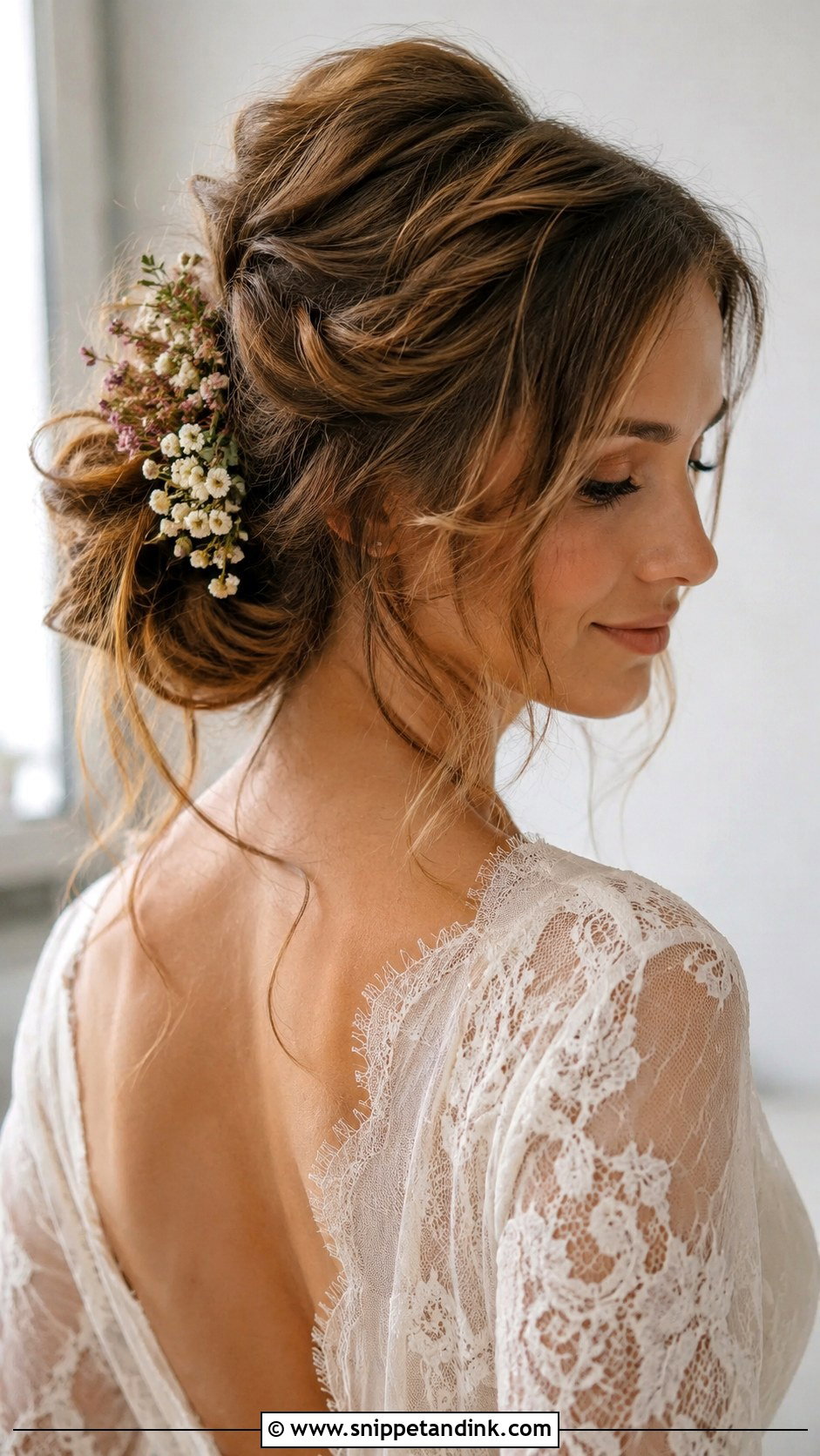 Tousled Updo for Brides - Snippet and Ink - 25 Simple Bridal Hairstyle Ideas