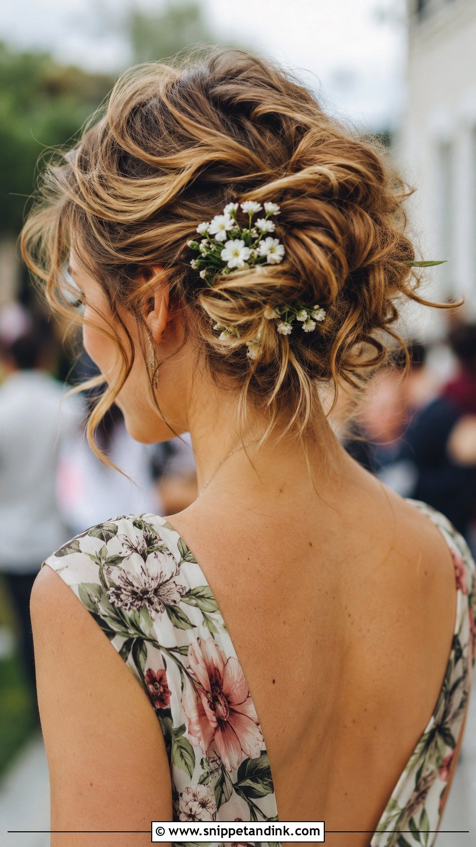 Tousled Updo for Long Hair Wedding Guest - Snippet and Ink - 20 Hair Styles for Long Hair Wedding Guest