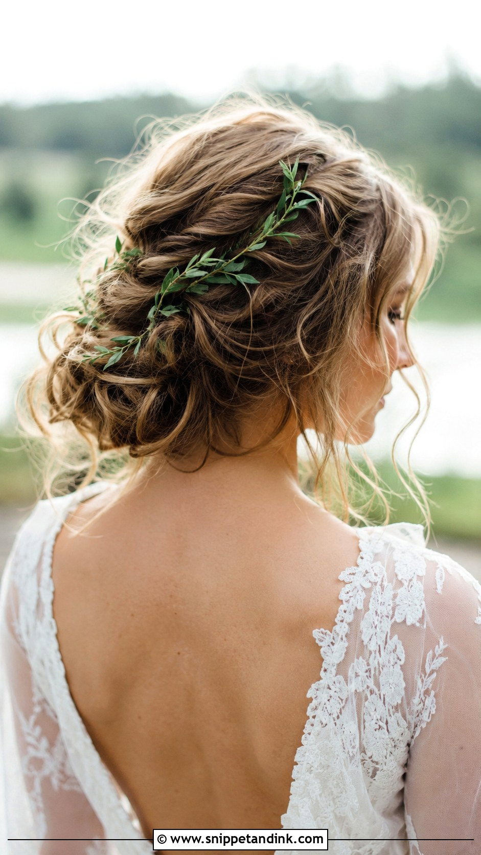 Tousled Updo for Medium Hair - Snippet and Ink - 25 Up Dos for Medium Hair Wedding Ideas