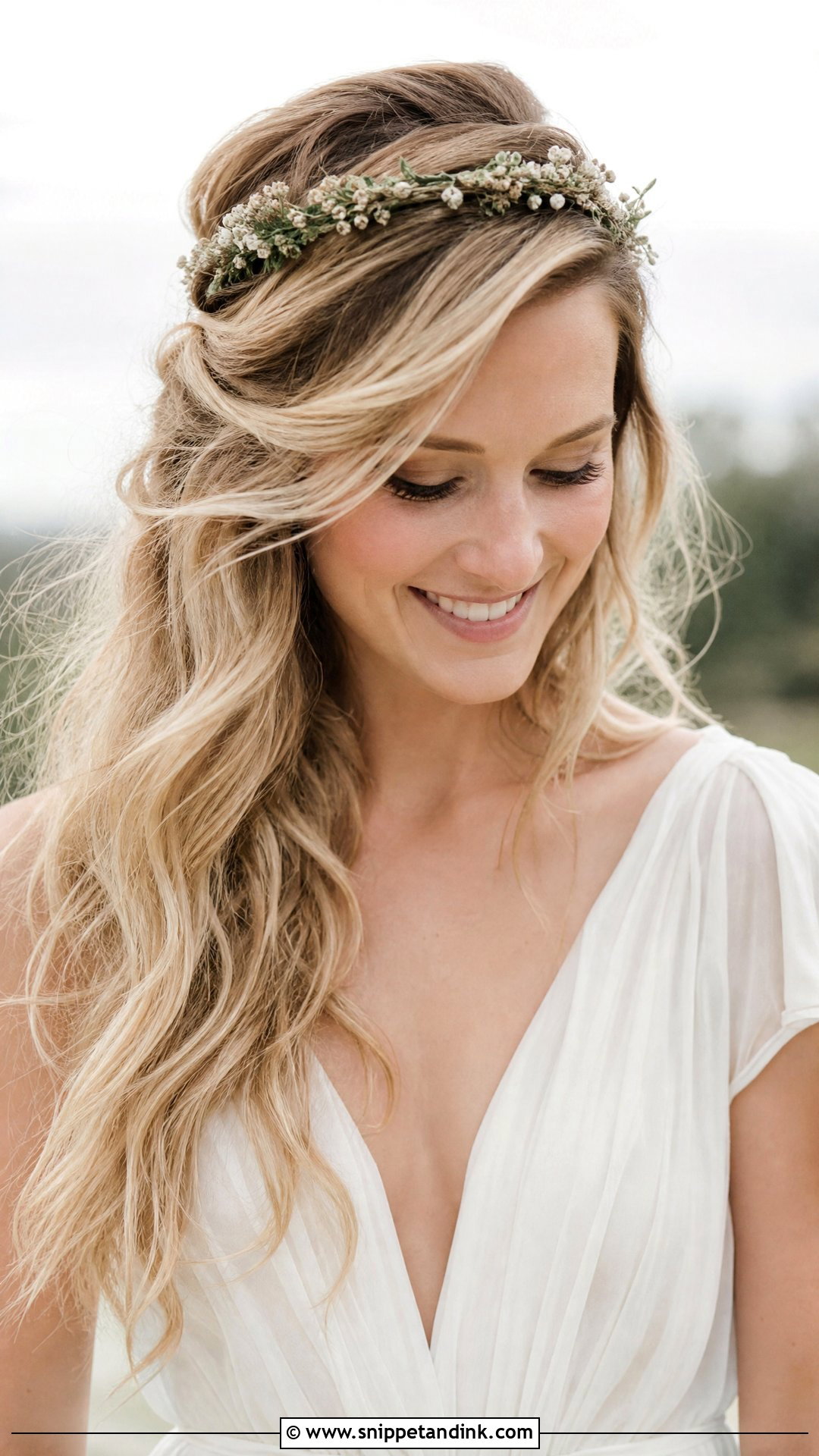 Tousled Waves for Wedding - Snippet and Ink - 20 Messy Hairstyles for Wedding