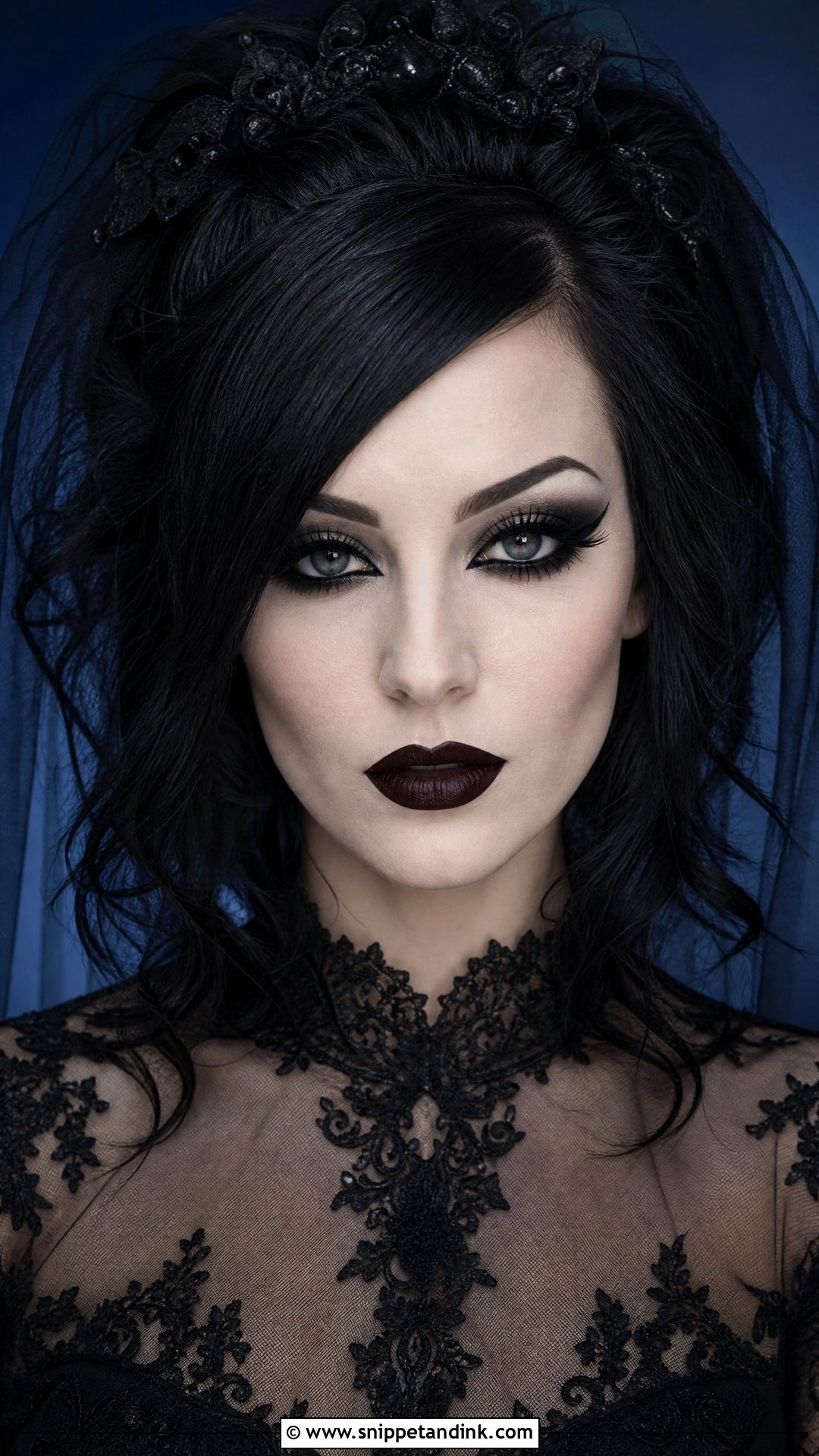 Trad Goth Wedding Makeup - Snippet and Ink - 25 Goth Wedding Makeup Ideas
