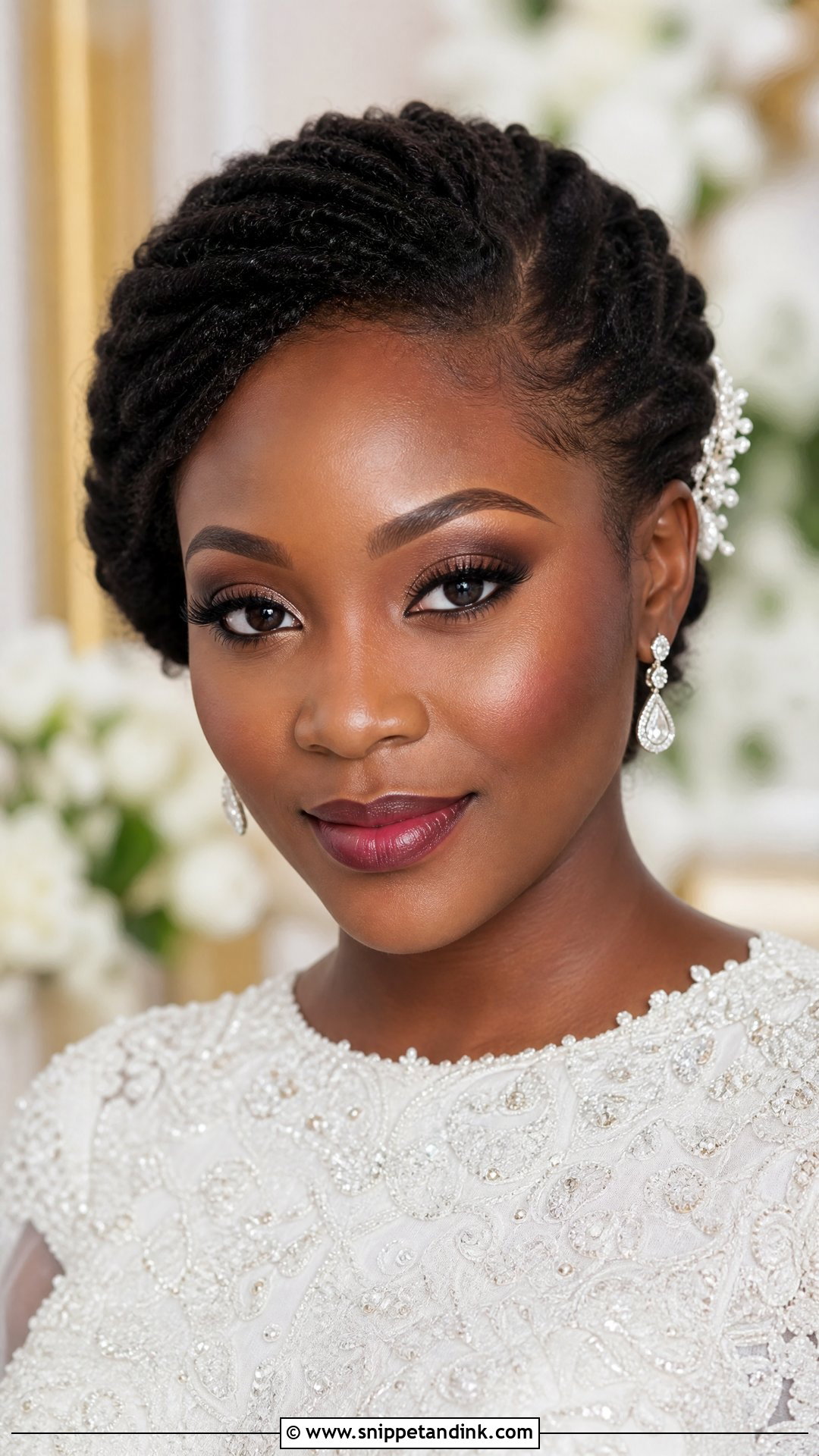 Traditional Black Bride Makeup - Snippet and Ink - 20 Traditional Wedding Makeup Ideas