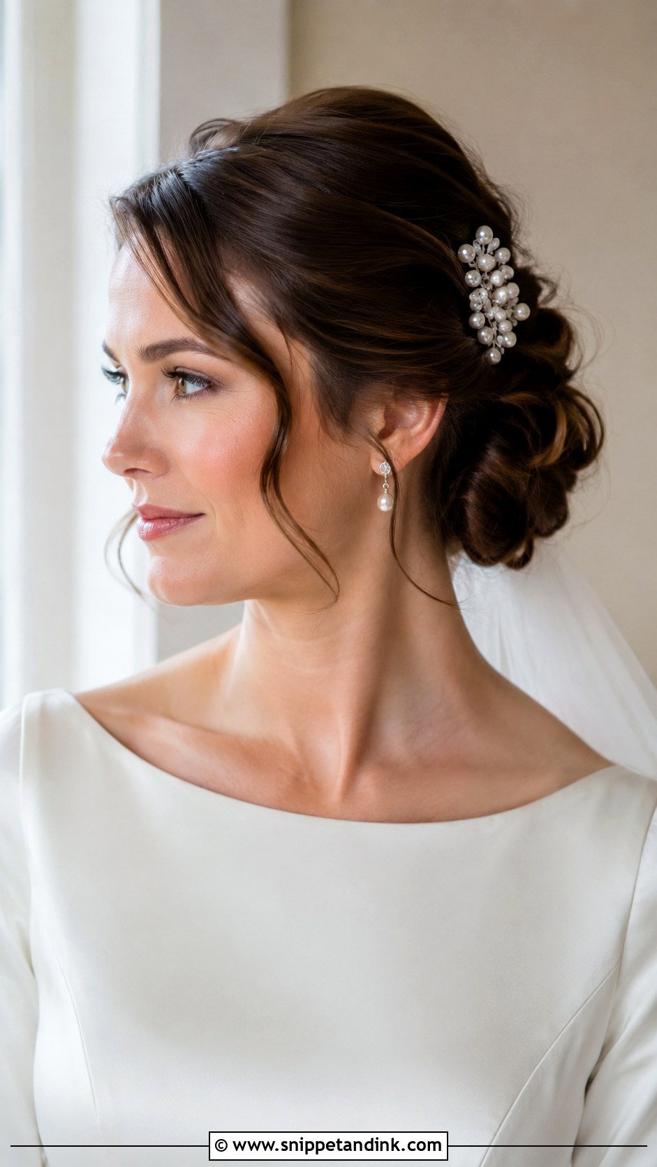 Traditional Bridal Chignon - Snippet and Ink - 15 Traditional Marriage Hairstyle Ideas