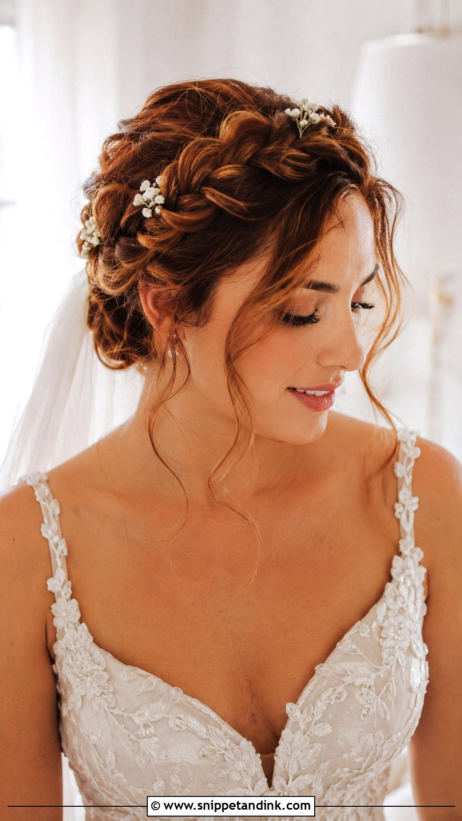 Traditional Bridal Crown Braid - Snippet and Ink - 15 Traditional Marriage Hairstyle Ideas