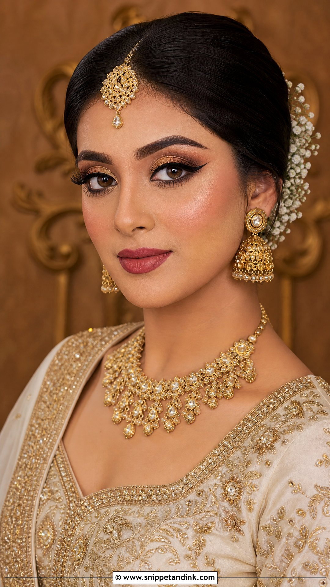 Traditional Bridal Makeup For Brown Skin - Snippet and Ink - 20 Brown Girl Bridal Makeup Ideas