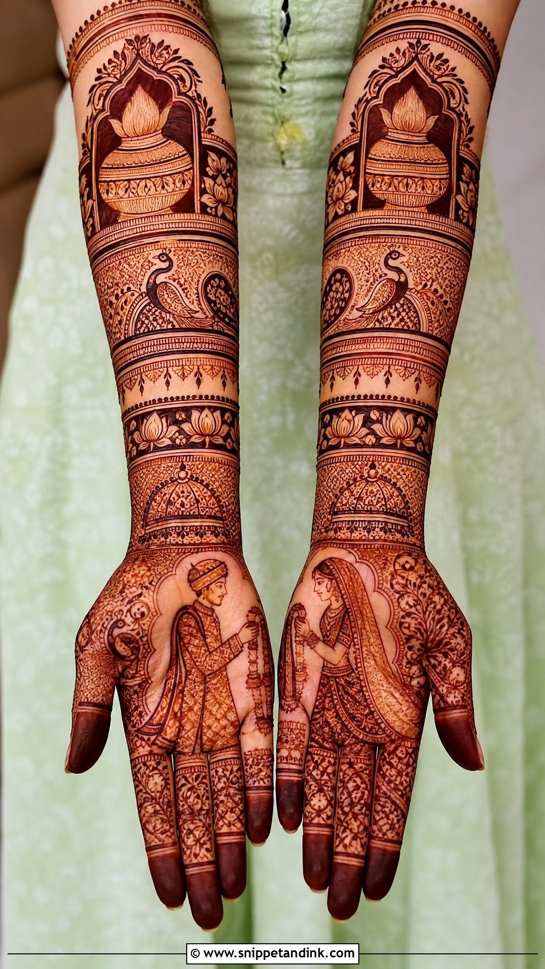 Traditional Dulhan Mehndi Design - Snippet and Ink - 25 Bridal Mehndi Designs Indian Weddings