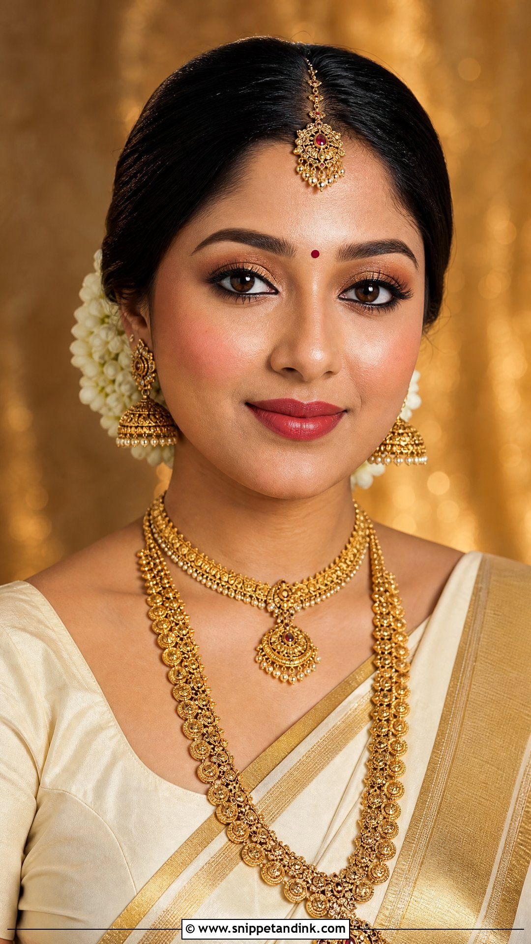 Traditional Kerala Bridal Makeup - Snippet and Ink - 20 Kerala Bridal Makeup Ideas