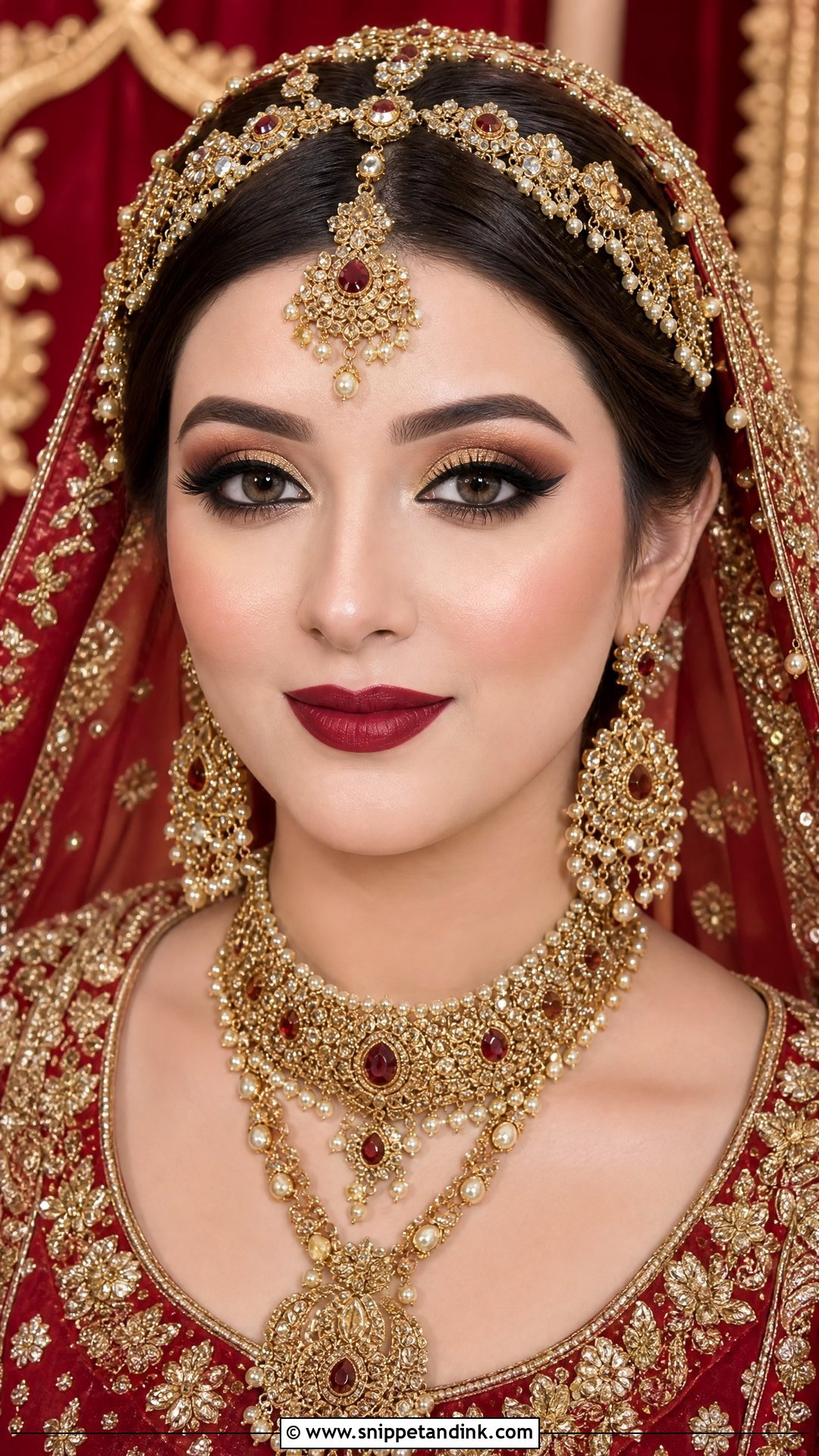 Traditional Pakistani Bridal Makeup - Snippet and Ink - 35 Pakistani Bridal Makeup Ideas